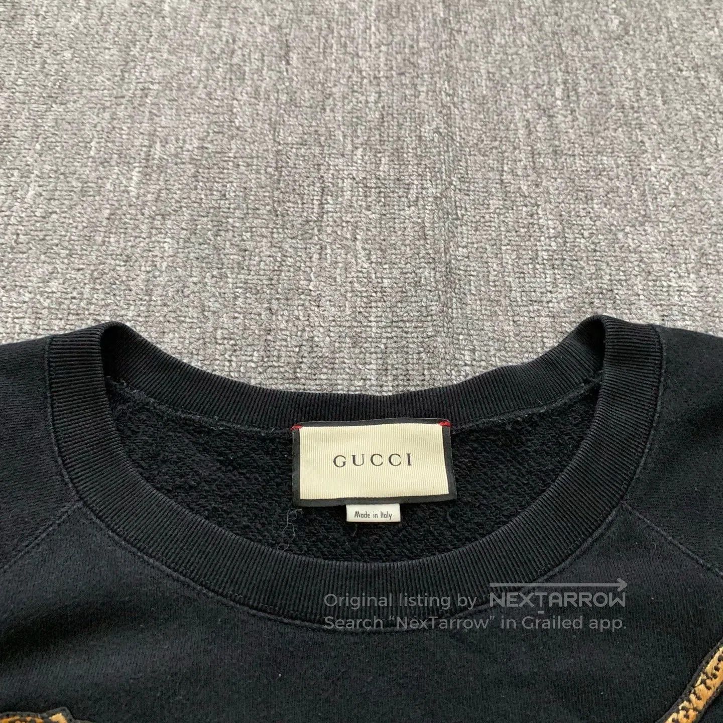 Gucci gucci black leopard print sweatshirt size XXL. Size US XXL / EU 58 / 5 - 8 Thumbnail