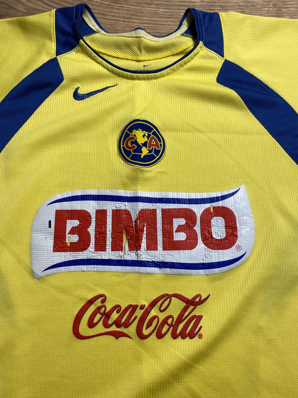 Nike Vintage 2005-2006 Club America Nike Sphere Dry Home Jersey L Size US L / EU 52-54 / 3 - 3 Thumbnail