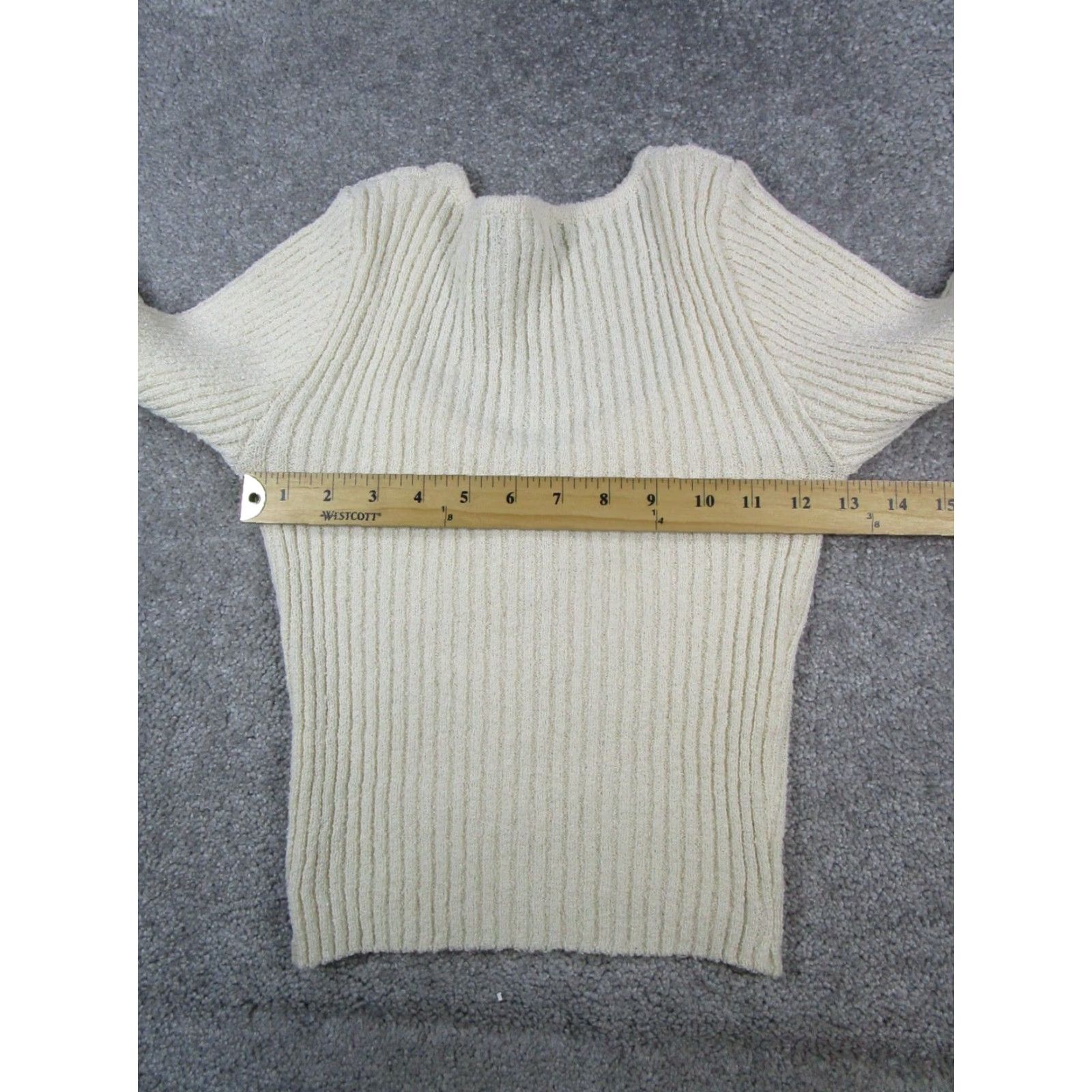Lulus Lulus Sweater Womens XS Beige Knit Pullover Size XS / US 0-2 / IT 36-38 - 5 Thumbnail