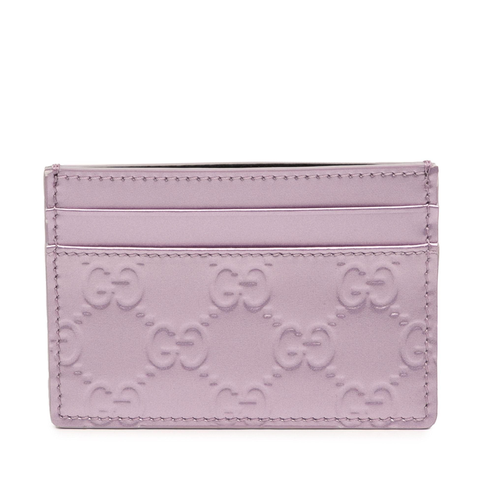 Gucci Gucci Guccissima Card Holder Size ONE SIZE - 1 Thumbnail