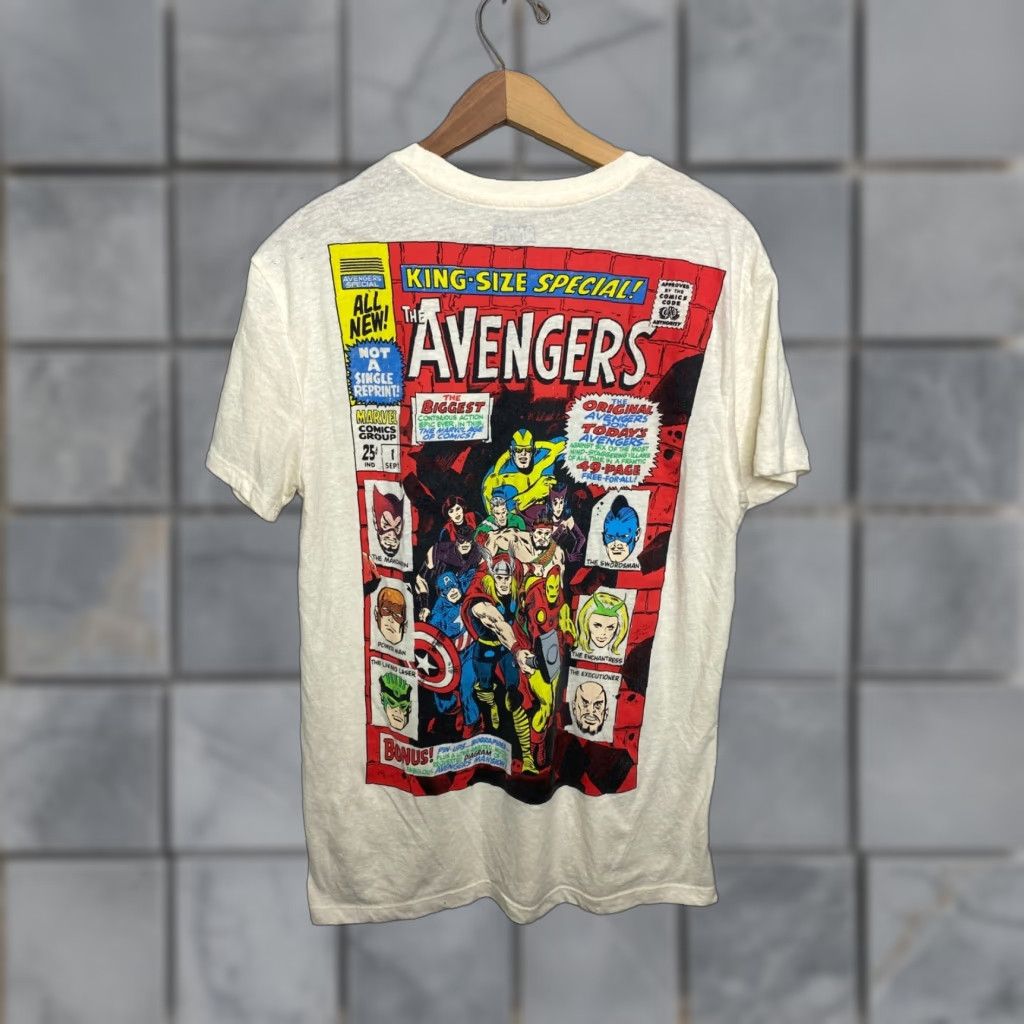 Vintage Marvel T-Shirt Men Graphic Marvel Comics Tee Crew Neck Short Sleeve White 100% Cotton XS-XL Vintage Size US M / EU 48-50 / 2 - 1 Thumbnail