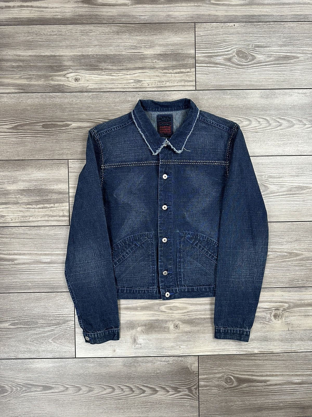 Vintage 2000s Marithe + Francois Girbaud Button Up Denim Jacket Size M