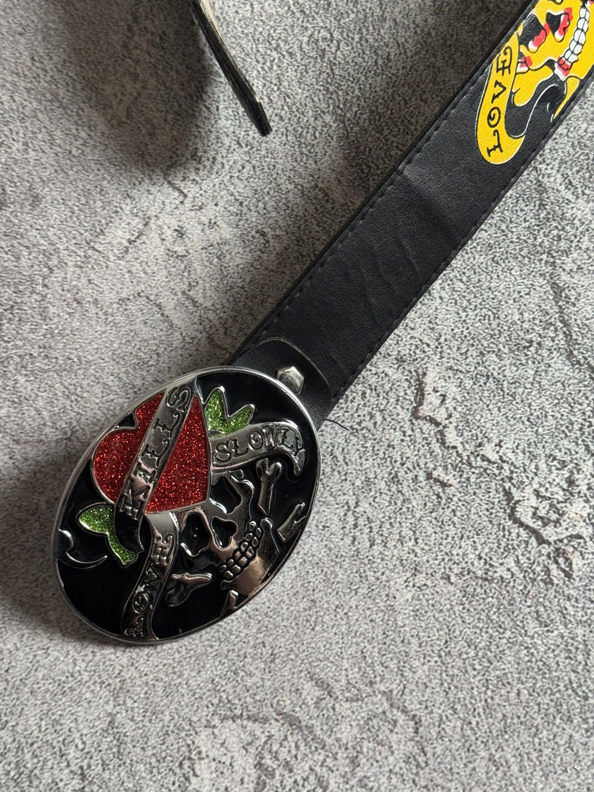 Hysteric Glamour Ed Hardy by Christian Audigier Avantgarde Y2K Japanese belt Size ONE SIZE - 14 Thumbnail