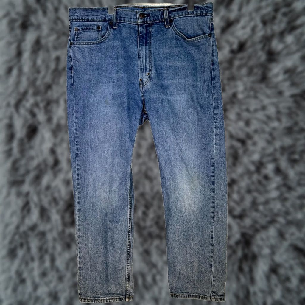 Levi's Levi’s 505 Men Jeans 38x30 Blue Denim High Rise Regular Fit Straight Leg Size US 38 / EU 54 - 1 Thumbnail