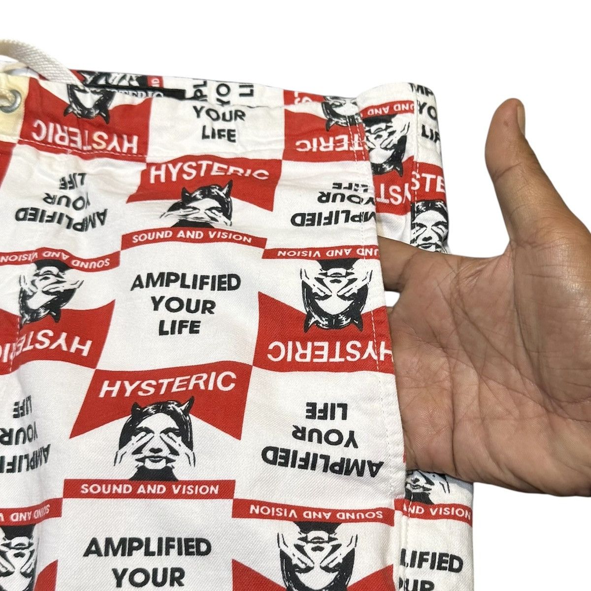 Hysteric Glamour Hysteric Glamour AOP Logo Shorts Size M Made in Japan Size US 32 / EU 48 - 6 Thumbnail