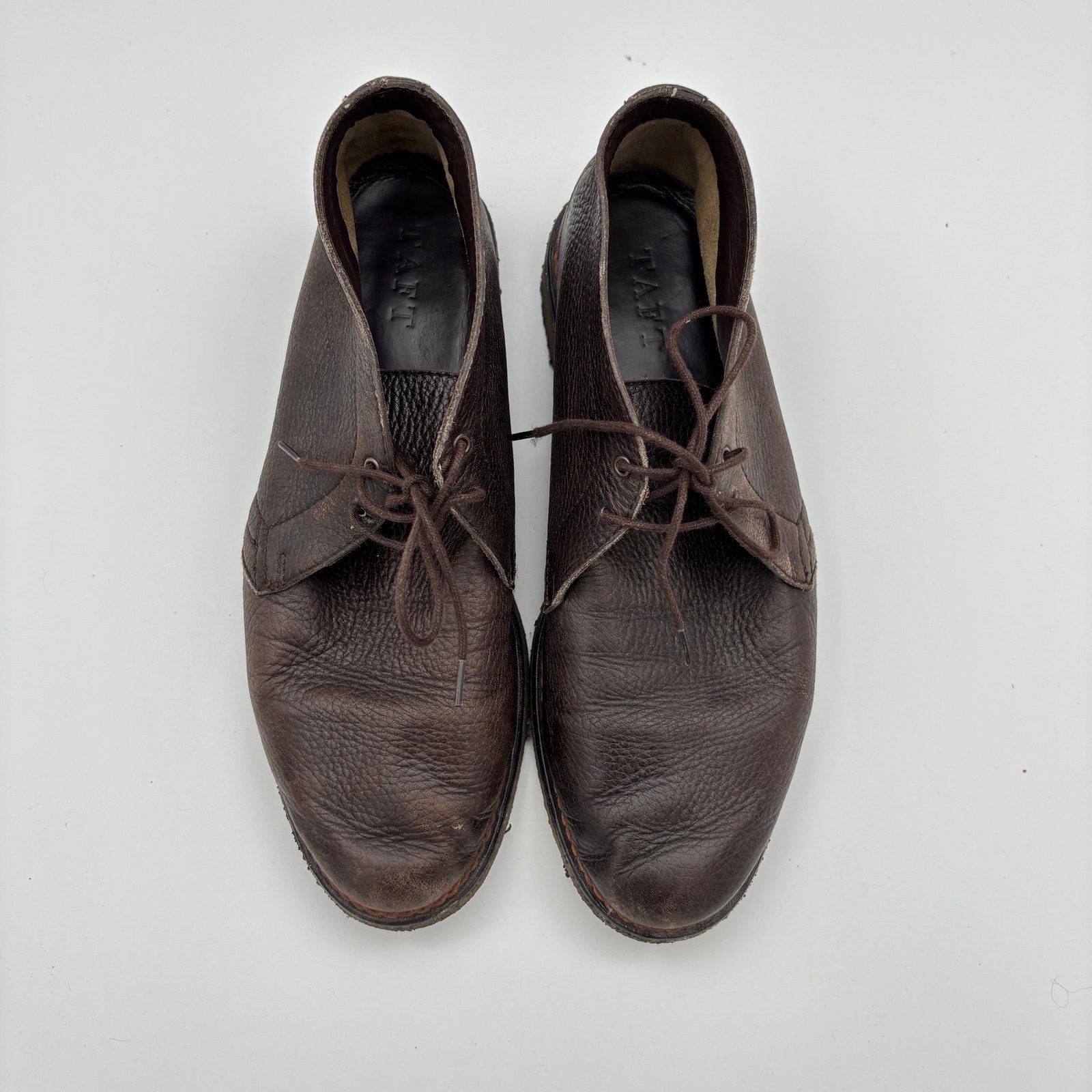 TAFT Taft Leather Chukka Lace Up Boots Men's 42 Made in Italy Size US 9 / EU 42 - 6 Thumbnail