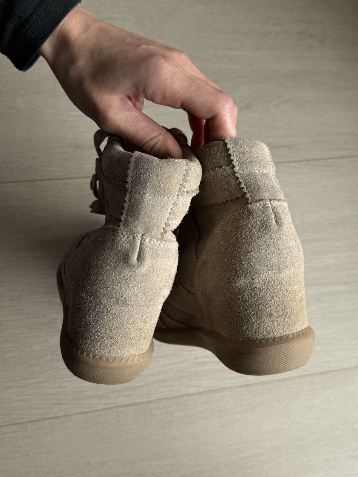 Vintage DDP Pavement Platform Suede Shoes 2000`s Y2k Marant Boots Size US 8 / IT 38 - 8 Thumbnail