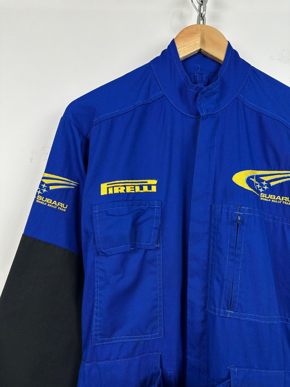 Vintage 90s Vintage Subaru World Rally Team WRC Racing Coveralls Size US 32 / EU 48 - 9 Thumbnail