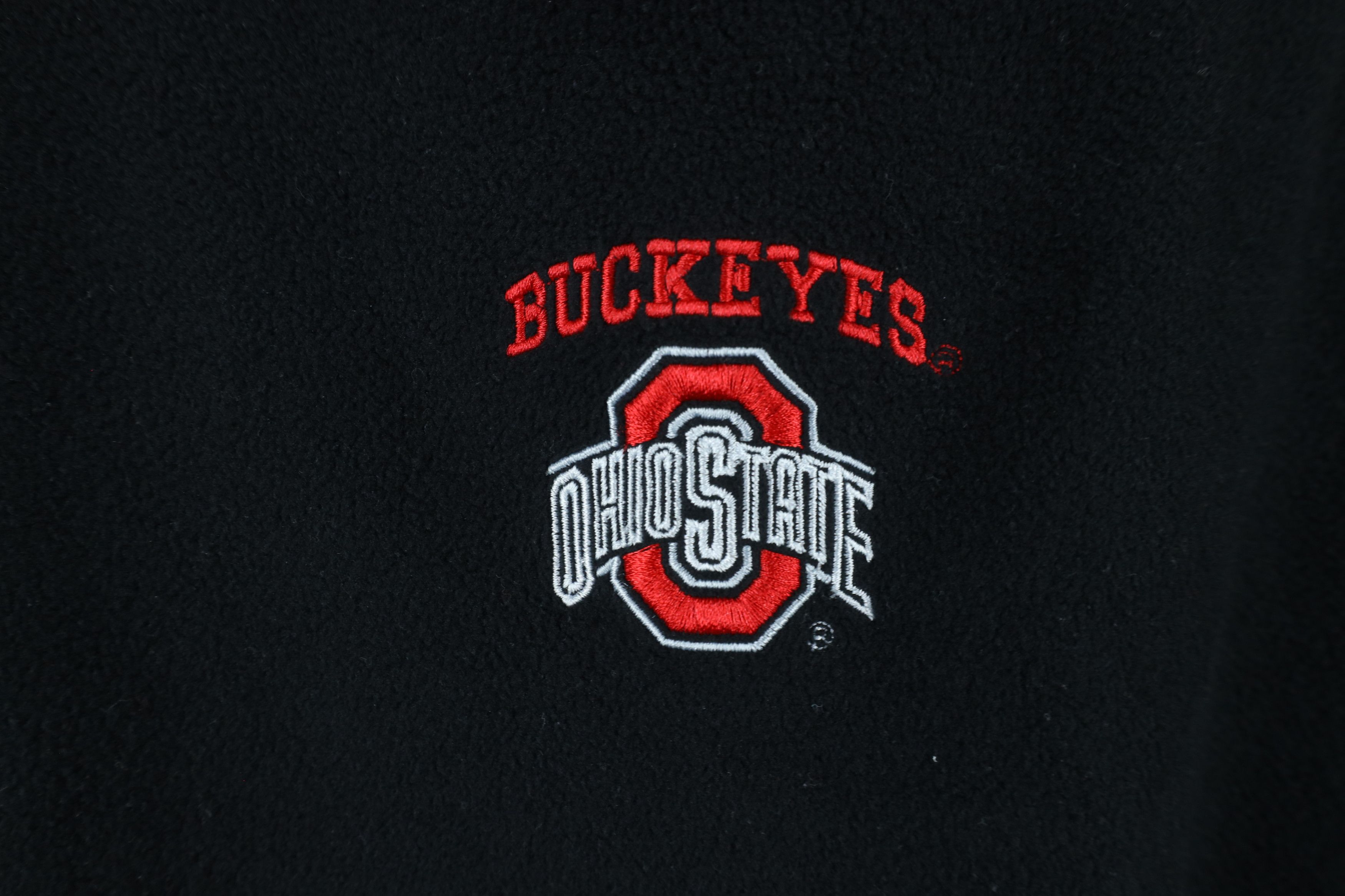 Vintage Vintage Ohio State University Football Fleece Sweater Black Size US XXL / EU 58 / 5 - 4 Thumbnail