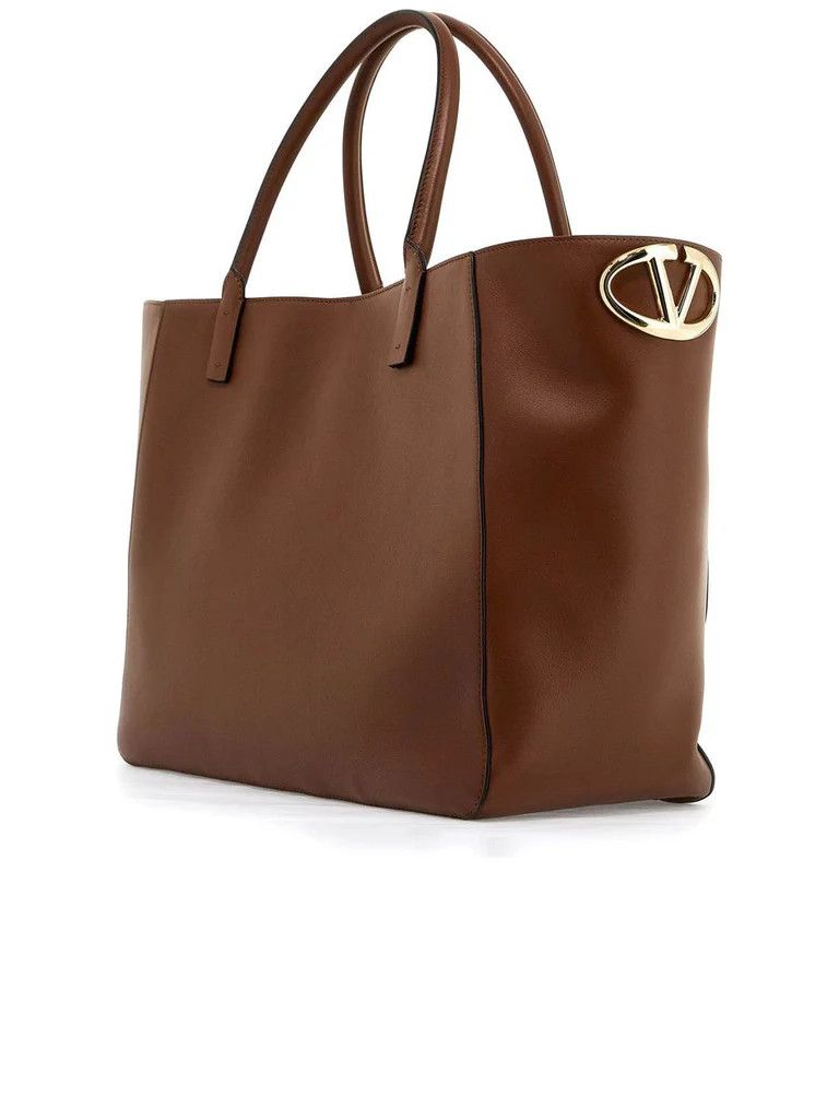 Valentino o1s22i1n0924 Size: OS / Leather Tote Bag in Brown Size ONE SIZE - 2 Thumbnail