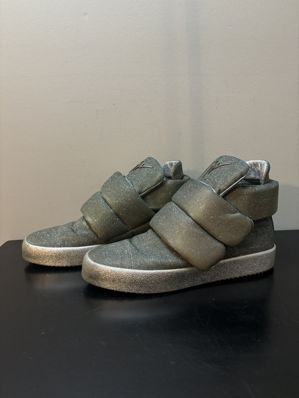 Giuseppe Zanotti Double Monk Strap Shoes in Silver Glitter Giuseppe Zanotti Women main image 2