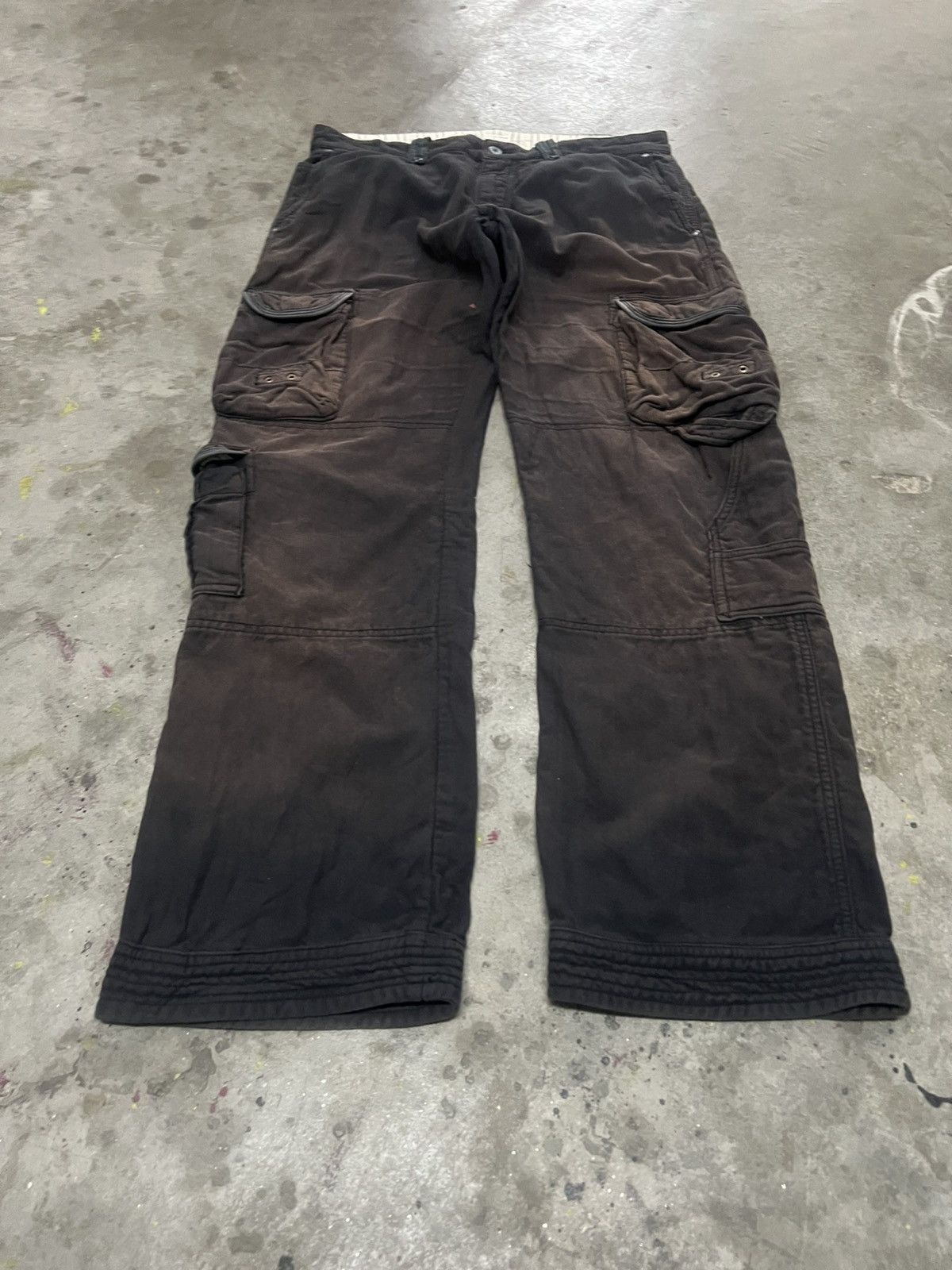 Designer × Japanese Brand BLACK FADED CARGO PANT SUNNY COUDE PANT Size US 34 / EU 50 - 5 Thumbnail
