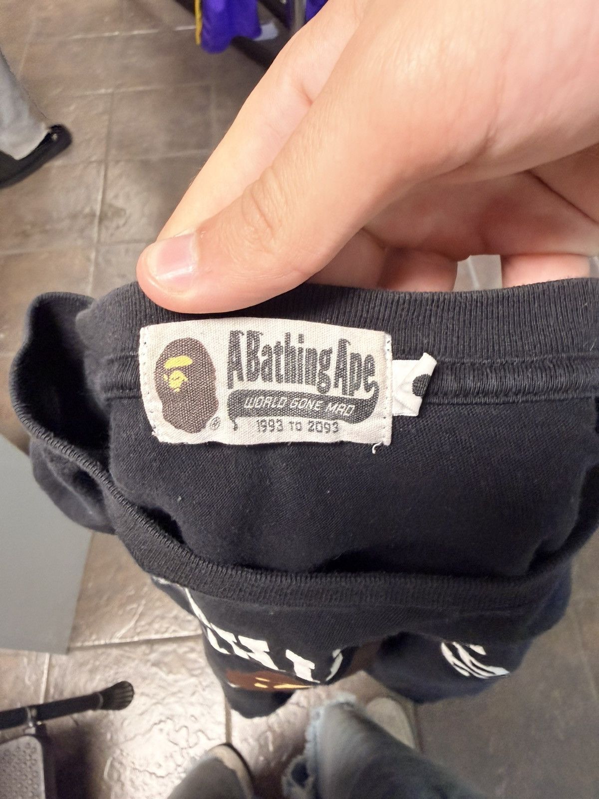 Bape Bape In Lukewarm Water T Shirt Size US XL / EU 56 / 4 - 4 Thumbnail