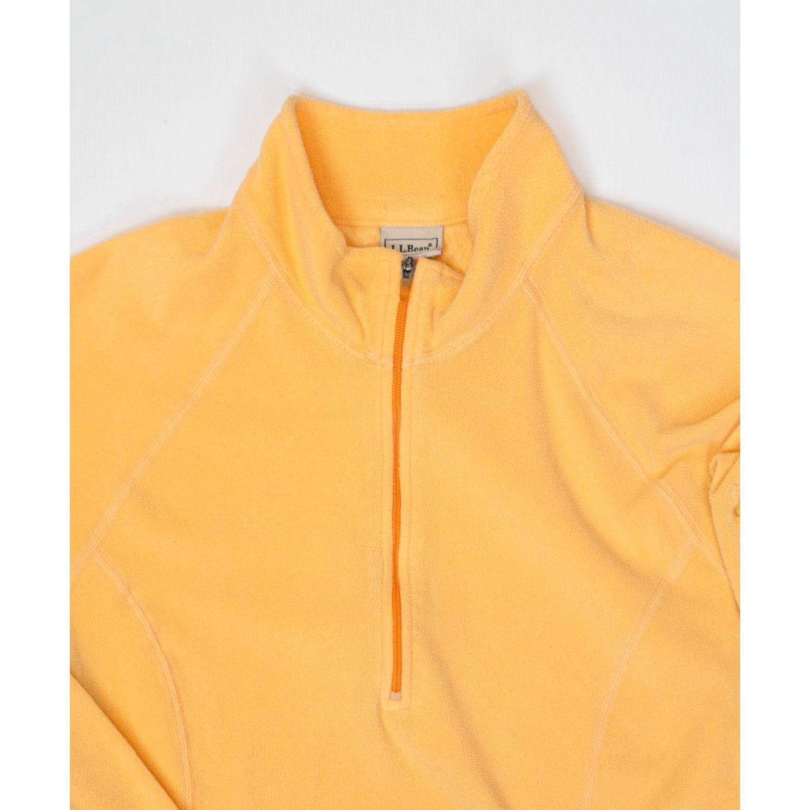 Vintage VINTAGE L.L. Bean Fleece Pullover Women's Regular Size M 1/2 Zip Orange 90s Outdoor Hiking Sweatshirt Ladies Size M / US 6-8 / IT 42-44 - 2 Thumbnail