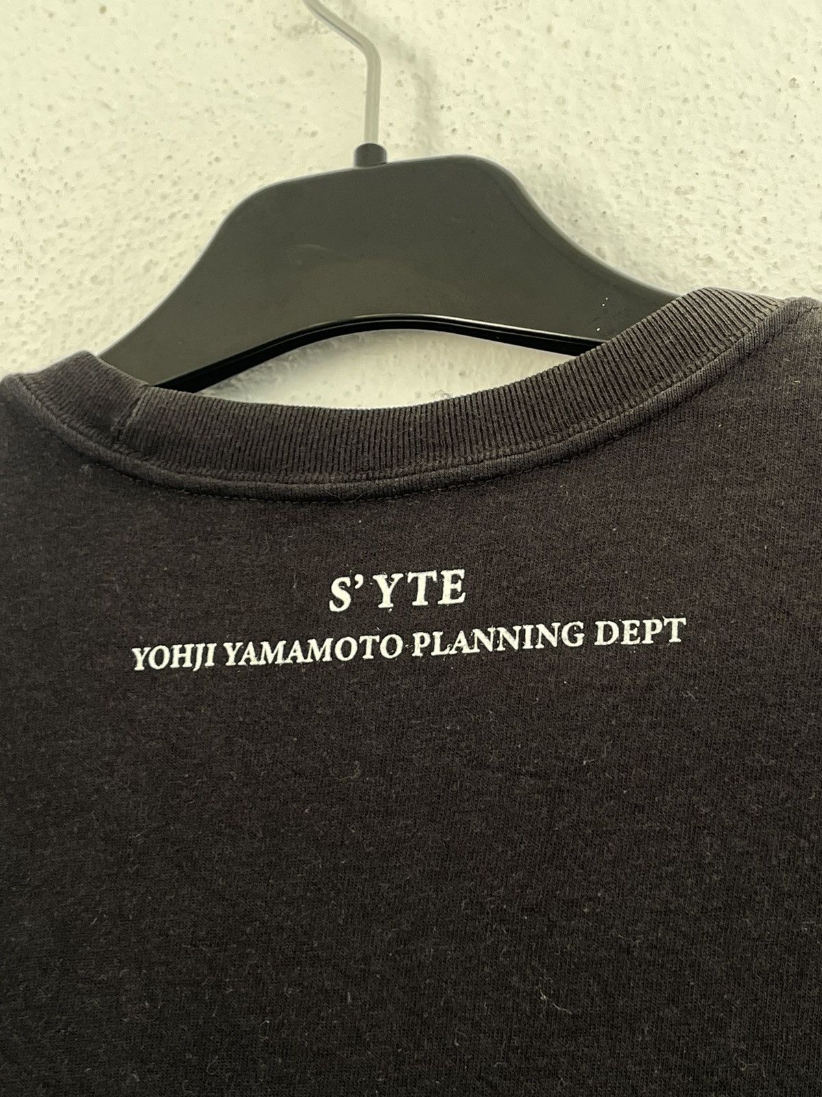 Yohji Yamamoto Yohji Yamamoto Syte Black Poem Tee Size US L / EU 52-54 / 3 - 5 Thumbnail