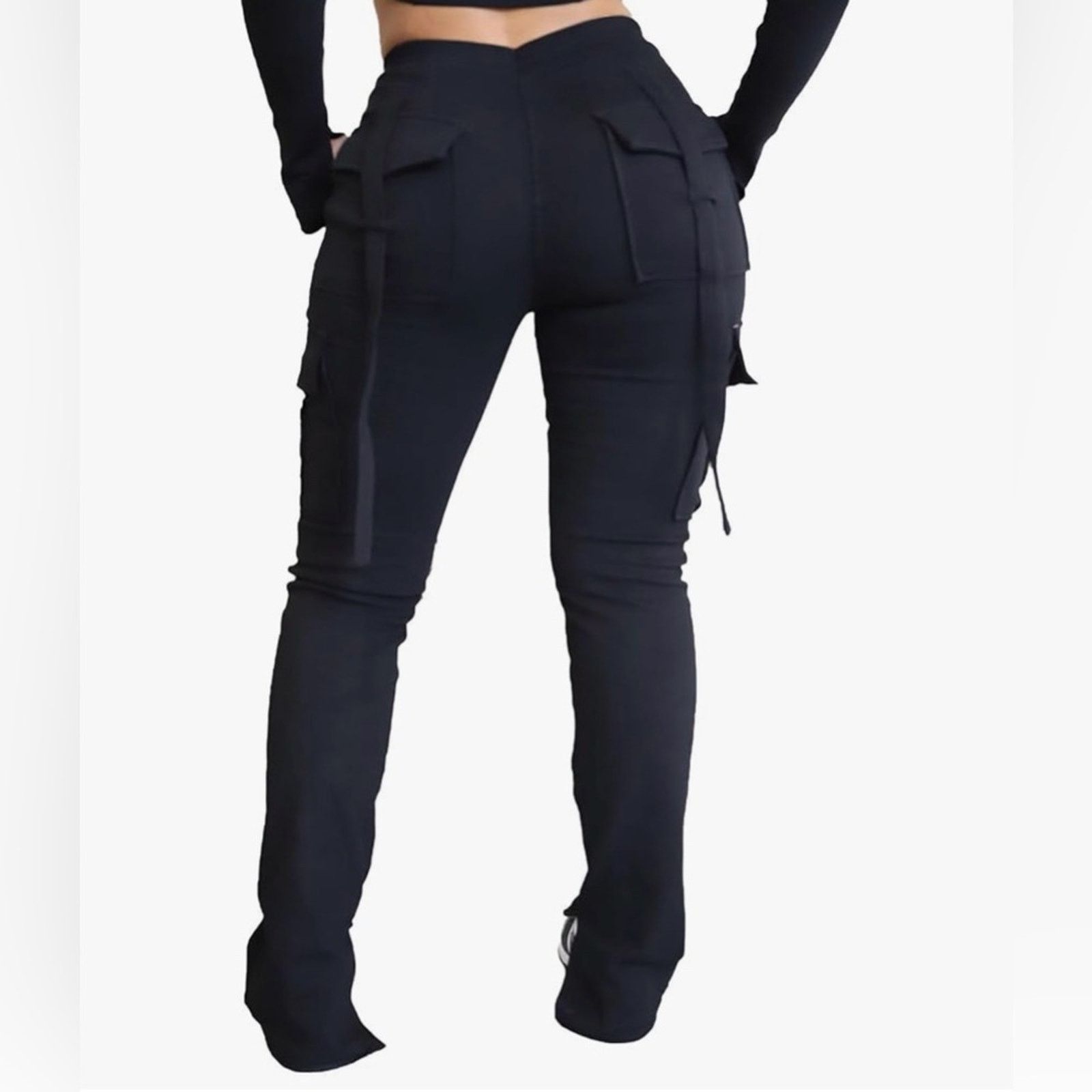 Other Women's Black Cargo Pants size S Size 27" / US 4 / IT 40 - 1 Thumbnail