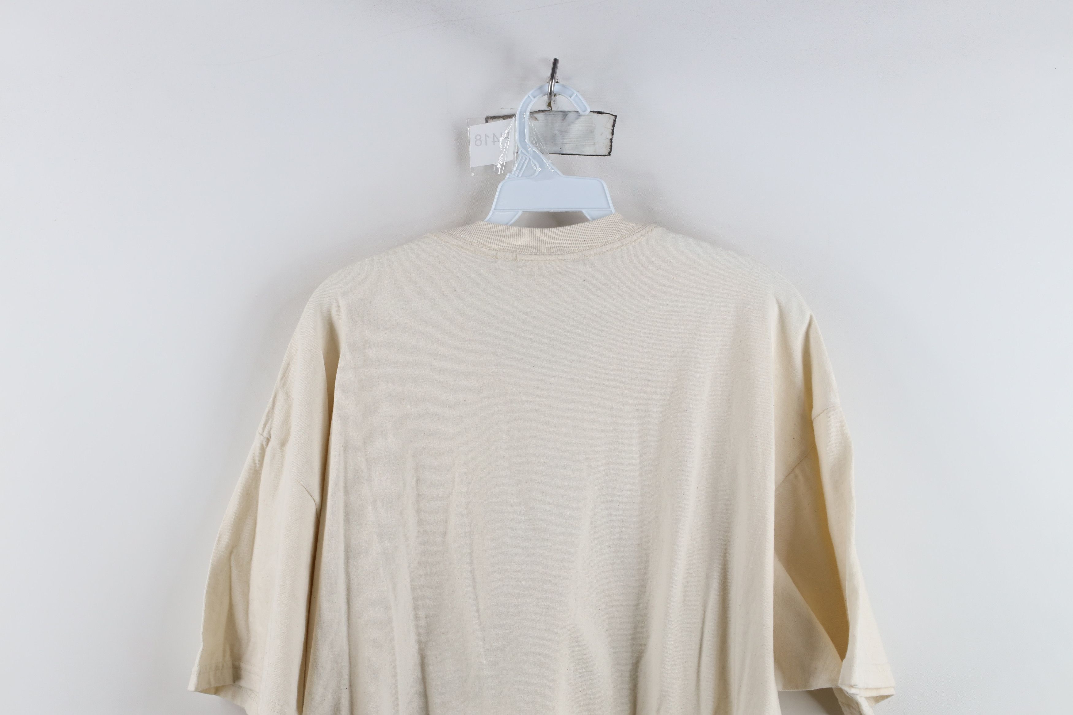 Vintage Vintage 90s Streetwear Dog Puppy Short Sleeve T-Shirt Beige Size XL / US 12-14 / IT 48-50 - 13 Thumbnail