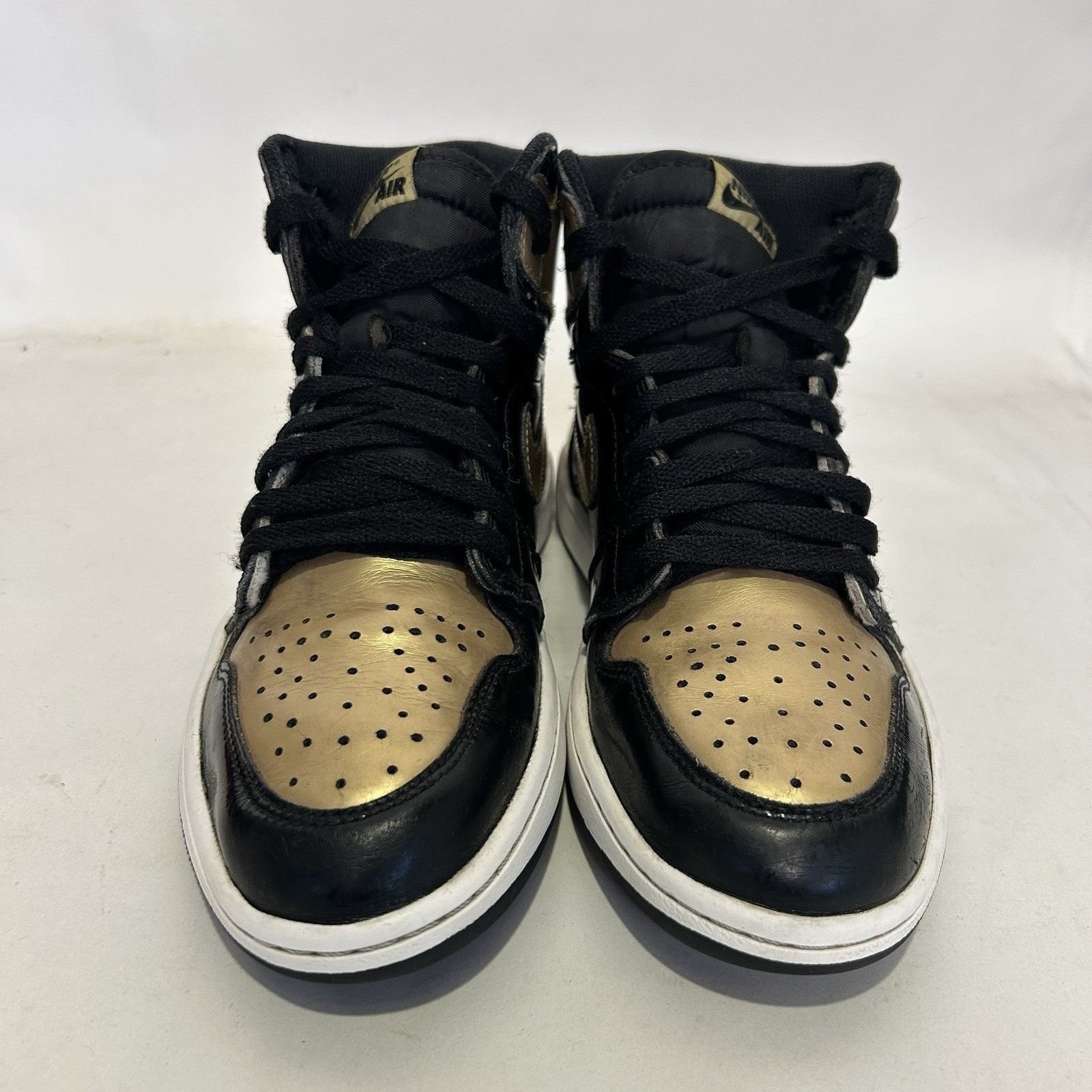 Jordan Brand Nike Air Jordan 1 Retro OG NRG High “Gold Toe” Size US 8.5 / EU 41-42 - 2 Thumbnail