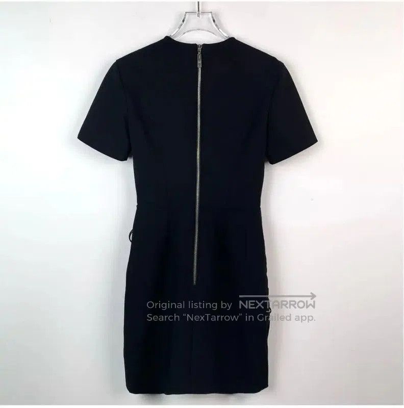 Louis Vuitton Louis Vuitton Black Short Sleeve Dress for Women . Size XXS / US 00 / IT 34 - 2 Thumbnail