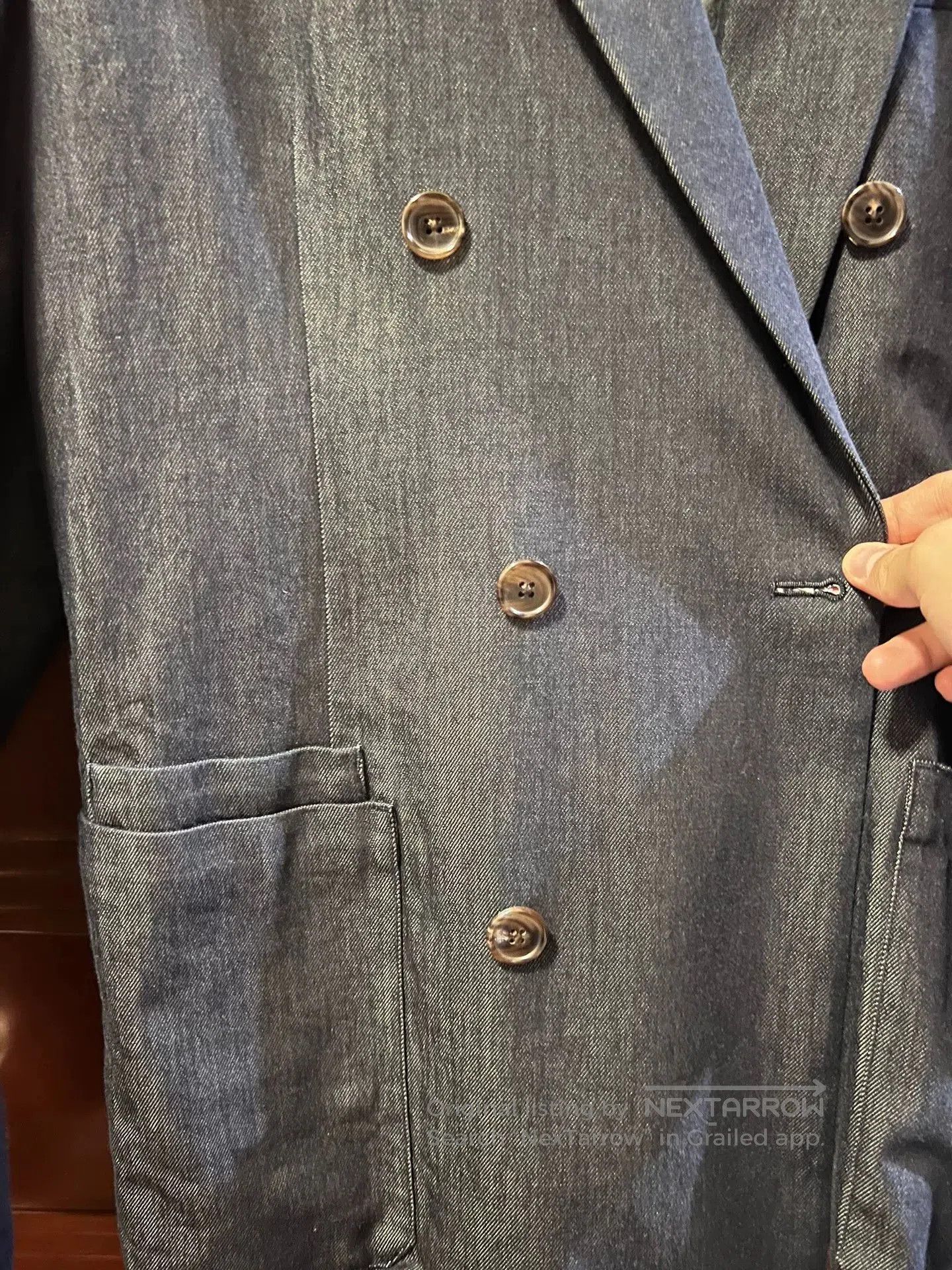 JW Anderson Cabon Gun Neck Coat Suit Jacket. Size US M / EU 48-50 / 2 - 2 Thumbnail