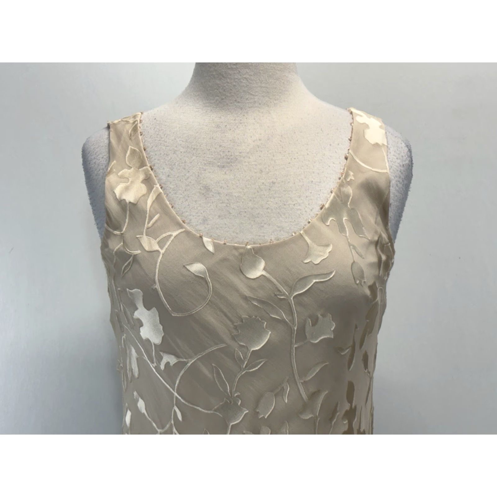 Vintage VINTAGE Cameron Blake 2 Pc Dress Set Dress Ivory Silk 8 Whimsigoth Fairy Ethereal Y2K Womens Size M / US 6-8 / IT 42-44 - 6 Thumbnail