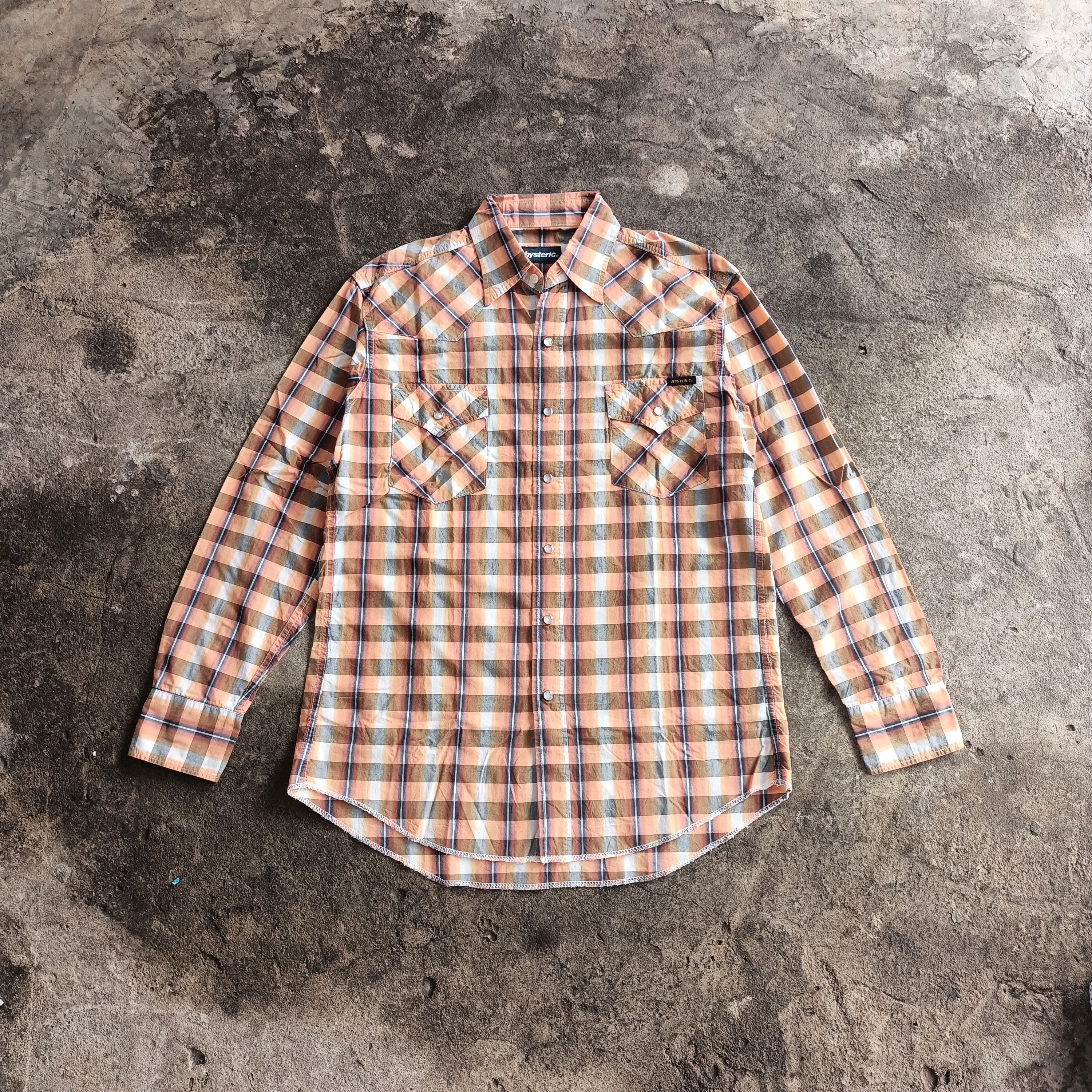 Hysteric Glamour × Japanese Brand 00s Hysteric glamour pearl snap plaid L/s shirt Size US M / EU 48-50 / 2 - 1 Thumbnail
