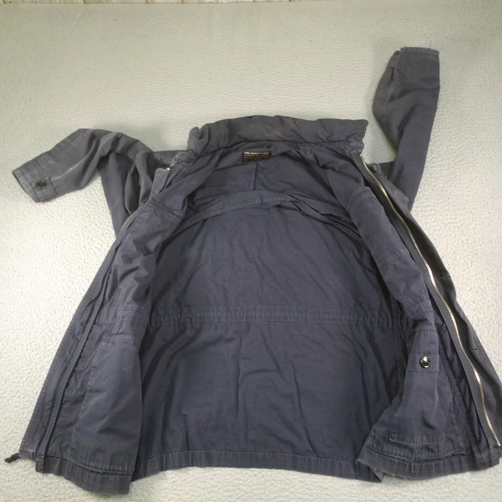 J.Crew J.CREW M65 Military Field Jacket Mens M Blue Cotton Canvas Lined Zip Pockets Stand-Up Collar Casual Outdoor Size US M / EU 48-50 / 2 - 4 Thumbnail