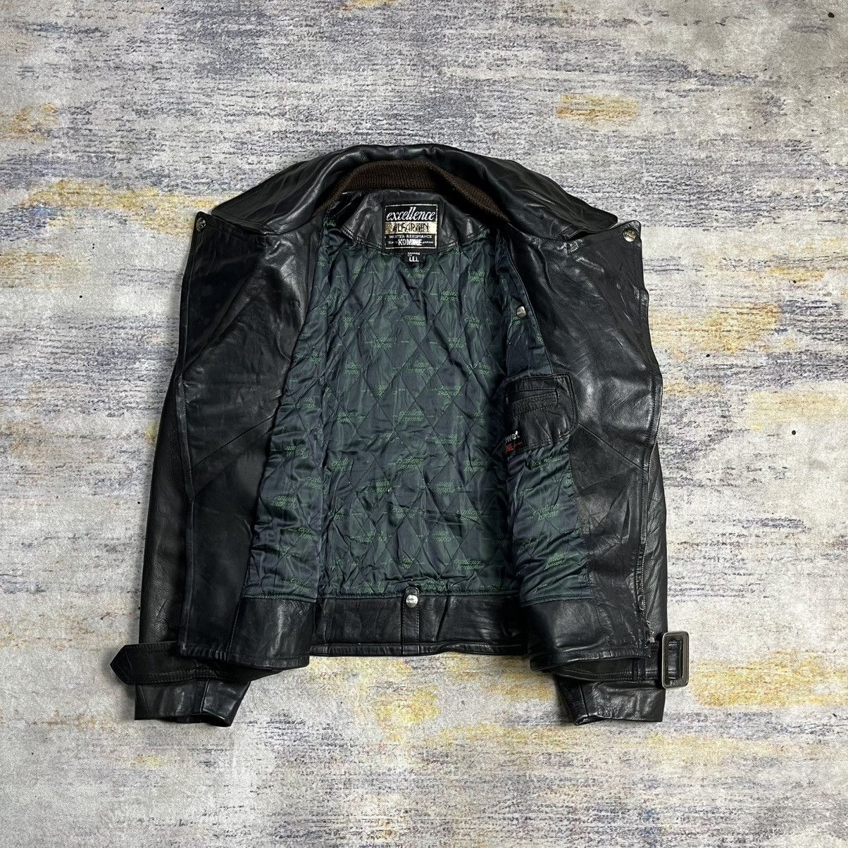 Isamu Katayama Backlash × Japanese Brand × Kadoya Vintage Komine double rider leather jacket Size US L / EU 52-54 / 3 - 11 Thumbnail