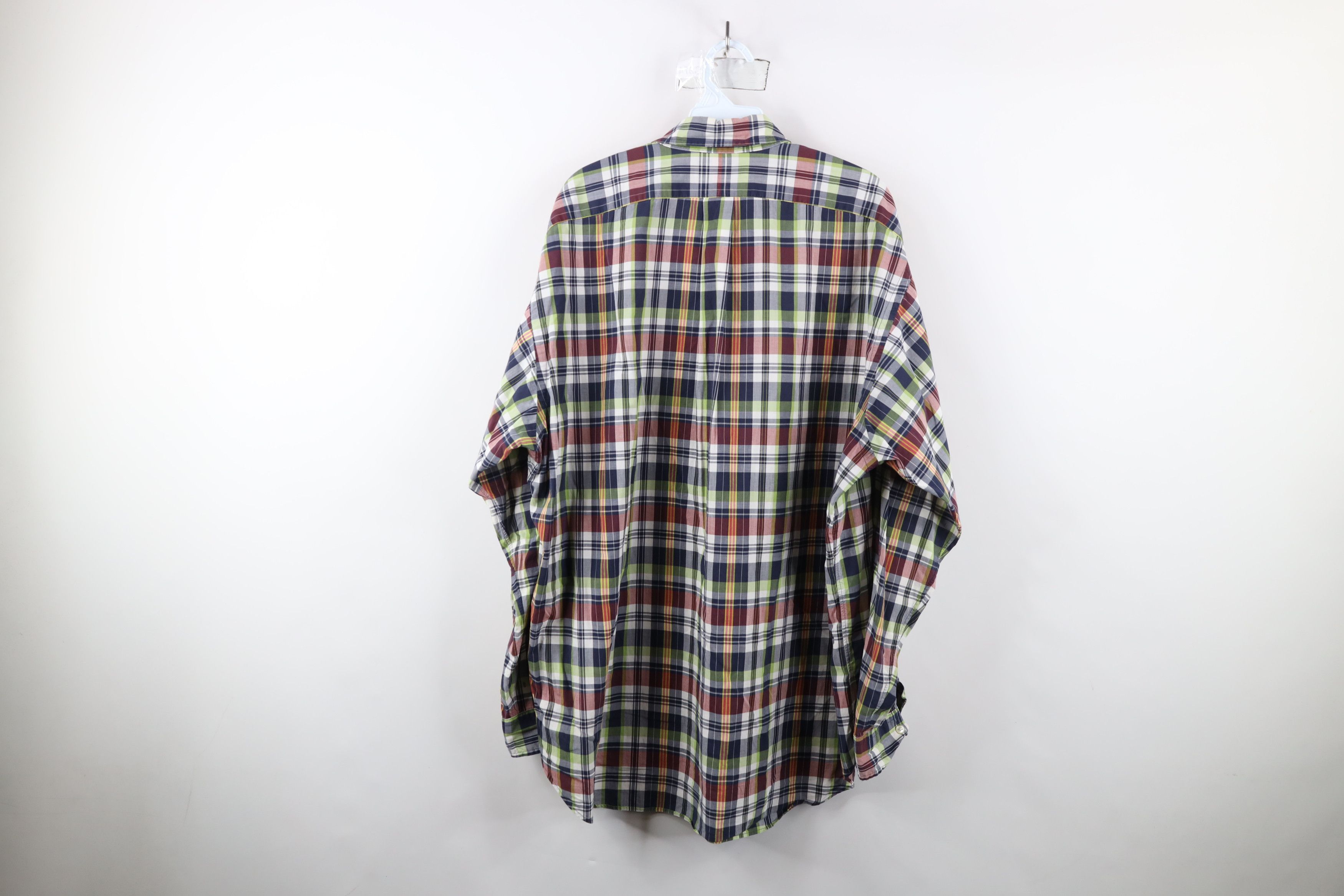 Ralph Lauren × Vintage Vintage 90s Ralph Lauren Plaid Button Down Shirt Cotton Size US XL / EU 56 / 4 - 9 Thumbnail