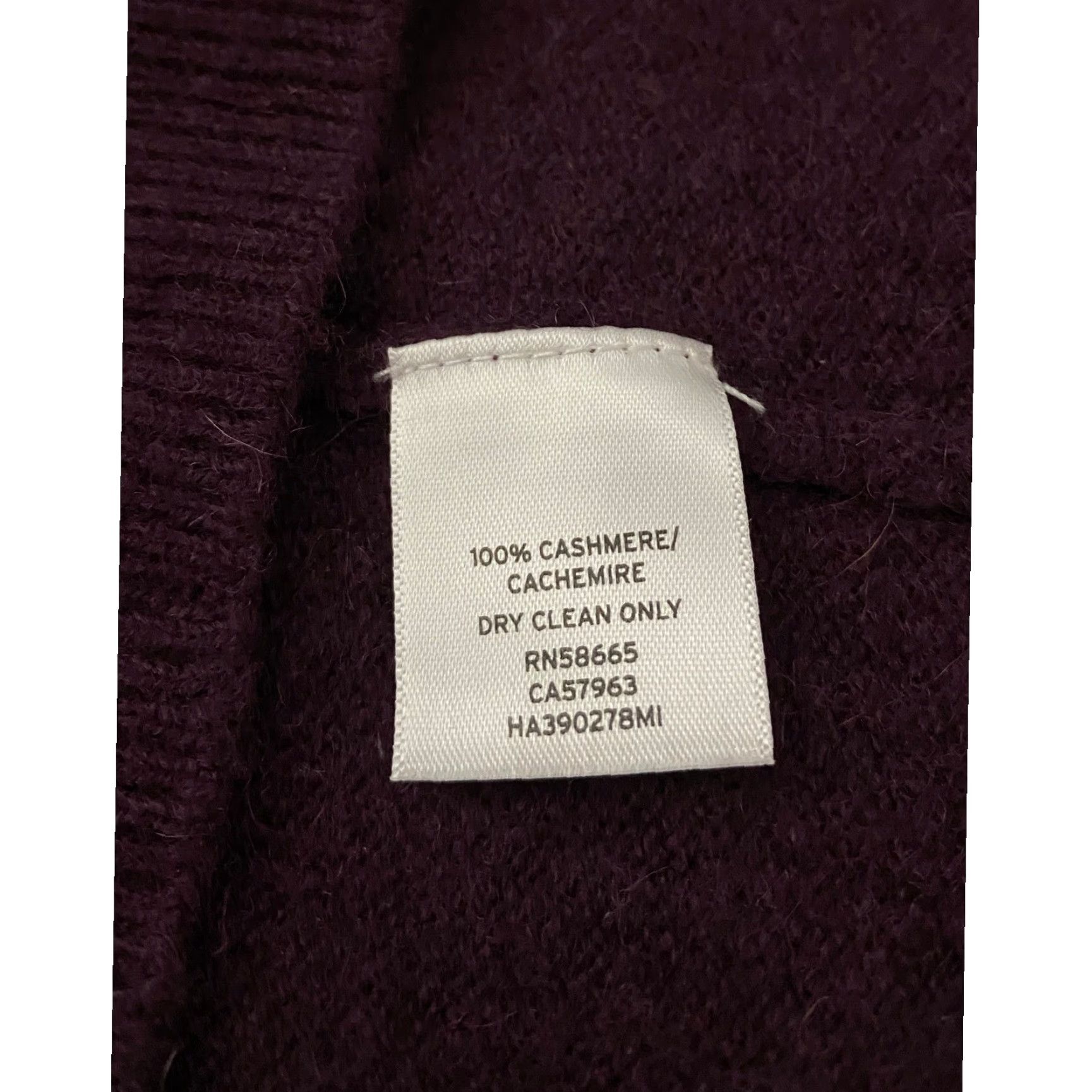 Vintage Halogen Purple 100% Cashmere Button Sleeve Sweater Size Small Size S / US 4 / IT 40 - 3 Thumbnail