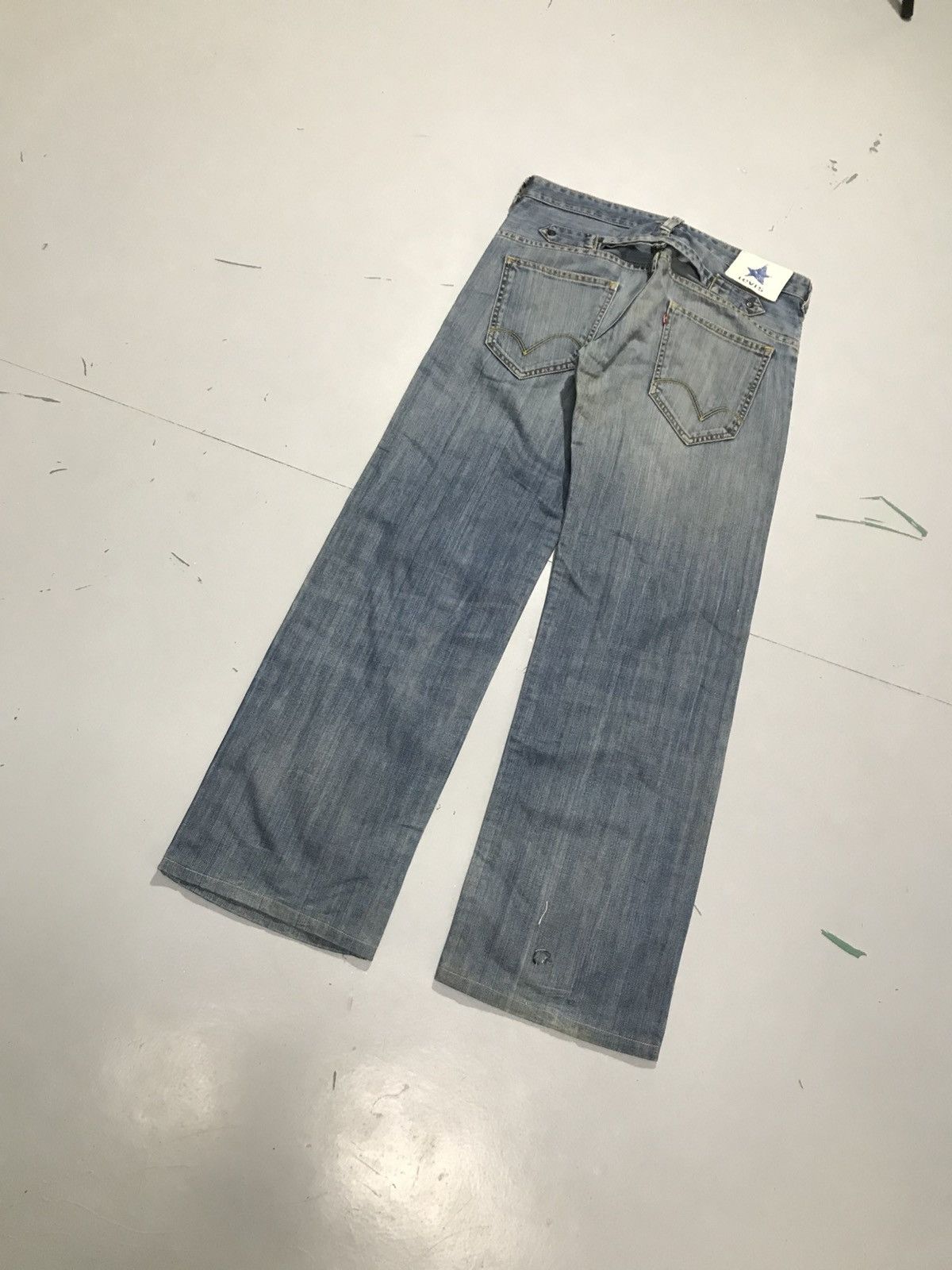 Levi's Vintage Levi’s buckle belt denim Size US 34 / EU 50 - 9 Thumbnail