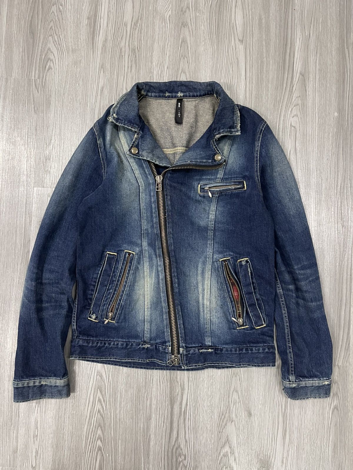 Japanese Brand Glamb japan double collar denim jacket Size US M / EU 48-50 / 2 - 1 Thumbnail