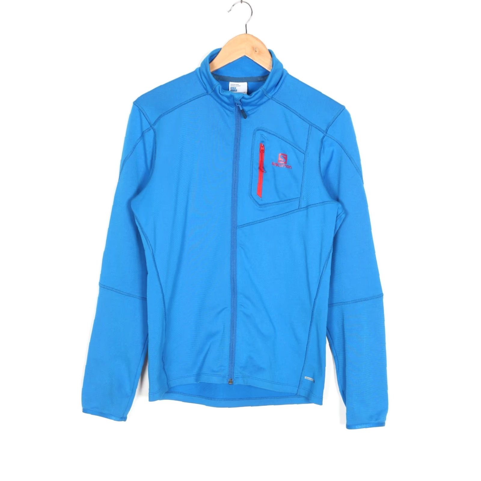 Salomon Salomon Advanced Skin Warm Mid Layer Sweatshirt Men S Blue Logo Zip Full Zip Regular Size S Size US S / EU 44-46 / 1 - 2 Thumbnail