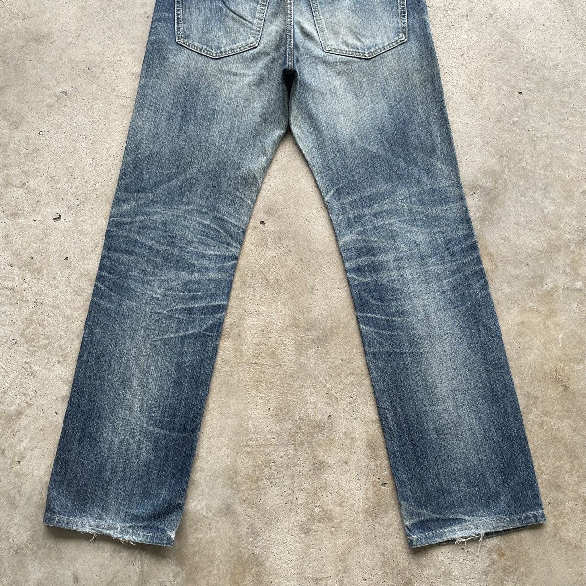 Japanese Brand × Jean × Vintage W32💥 Vintage Japanese StoneWash Jeans Faded Denim Pants Size US 32 / EU 48 - 11 Thumbnail