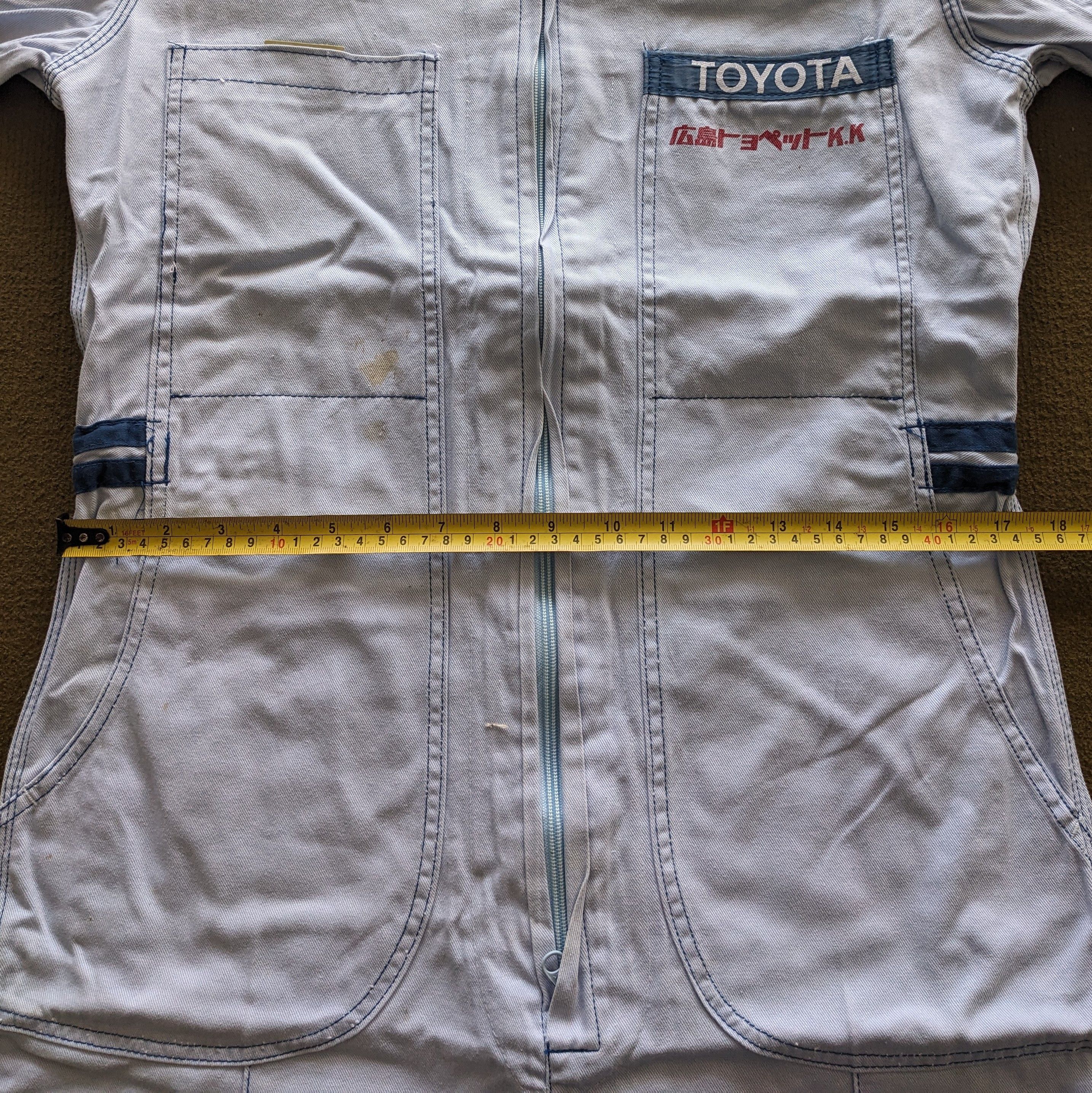 Japanese Brand Vintage TOYOTA Racing Coverall Workwear Jacket Size US S / EU 44-46 / 1 - 6 Thumbnail