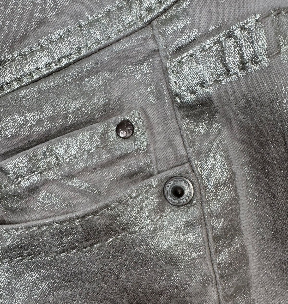Other Marc Cain Waxed Glitter Slim Jeans size 3 Size 28" / US 6 / IT 42 - 12 Thumbnail