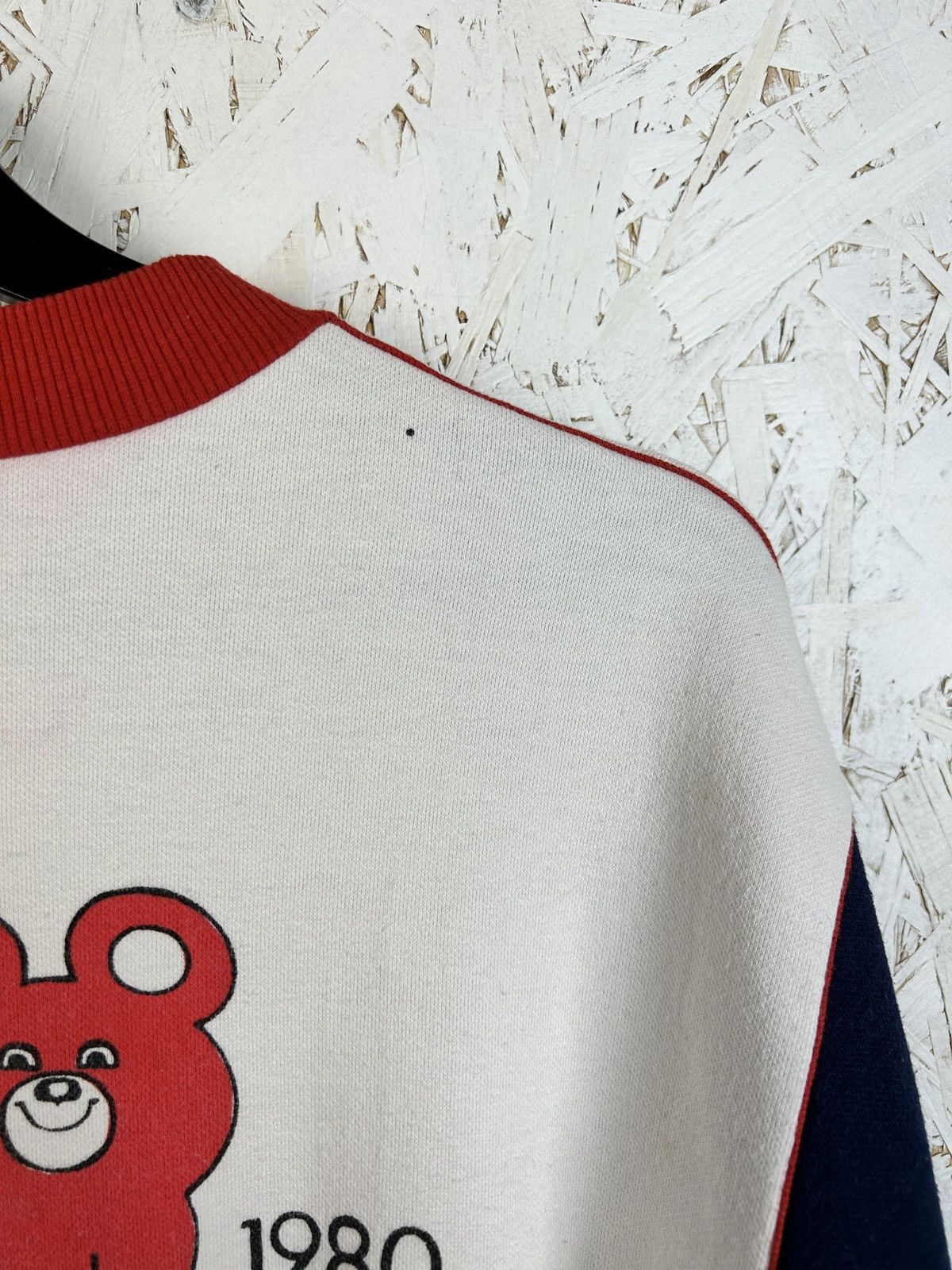USA Olympics 80s Vintage Moscow 1980 Olympics Finland Team Sweatshirt Size US M / EU 48-50 / 2 - 7 Thumbnail