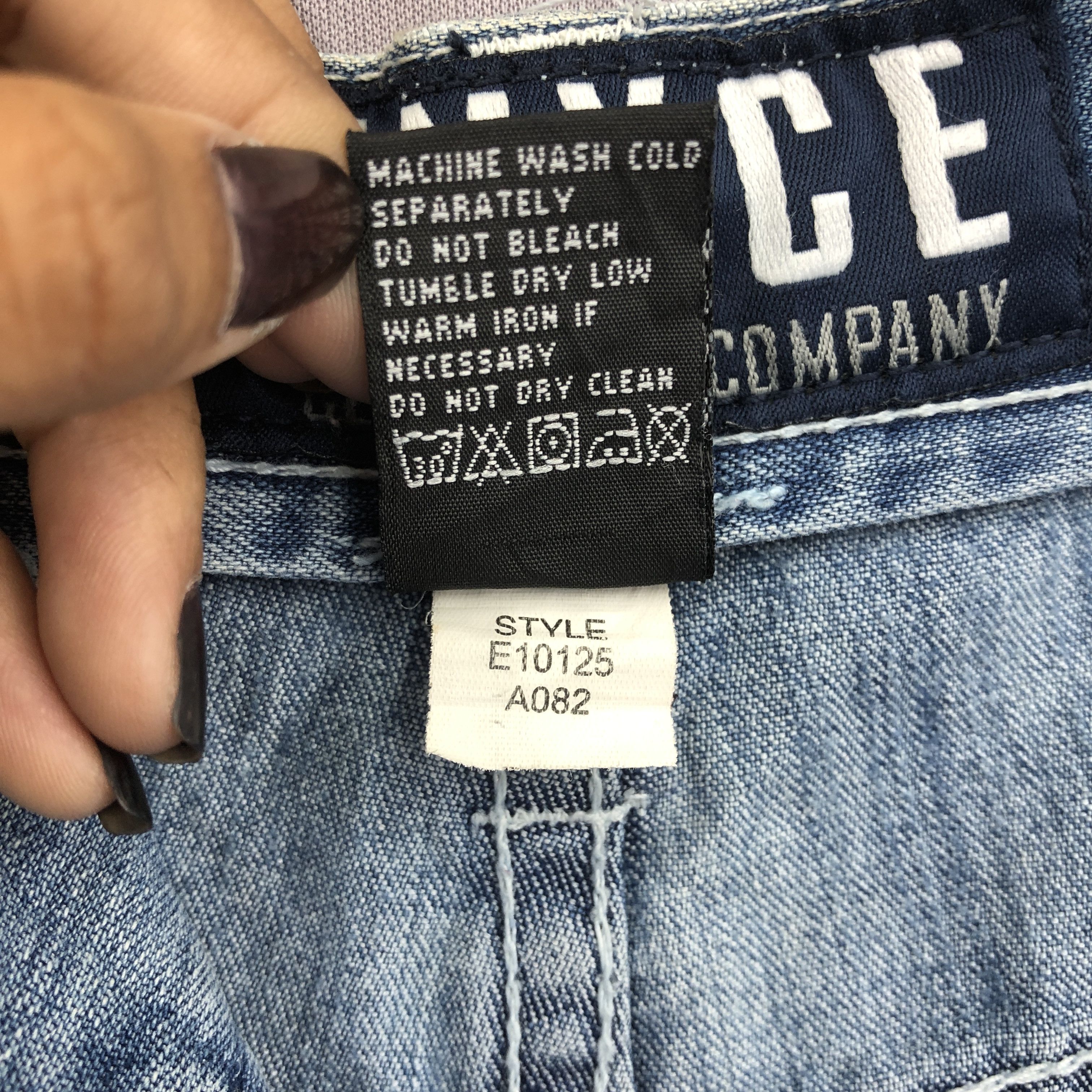 Enyce Crazy Vintage Y2K/2000s Enyce Baggy Jeans Faded Skater Denim Size US 32 / EU 48 - 9 Thumbnail