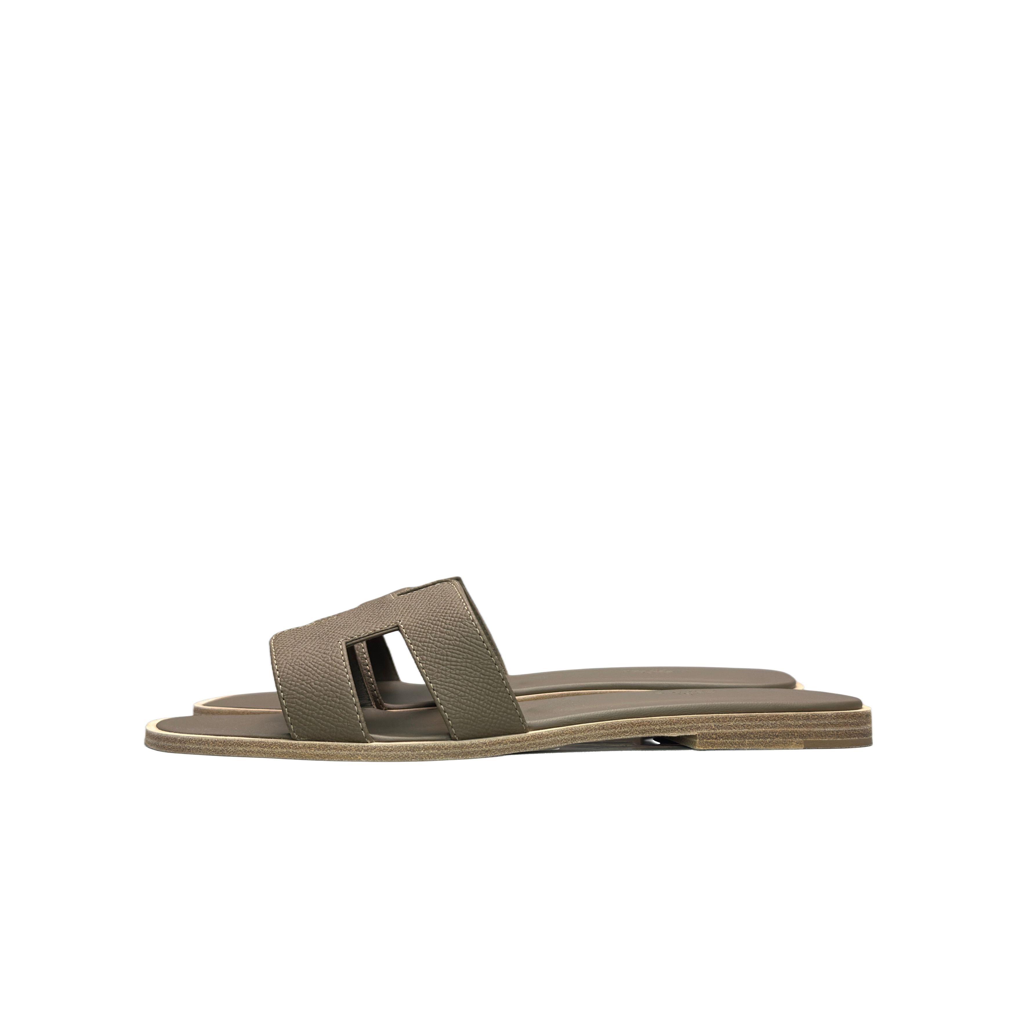 Hermes Hermès Oran Leather Sandals Size 40 Size US 10 / IT 40 - 1 Thumbnail