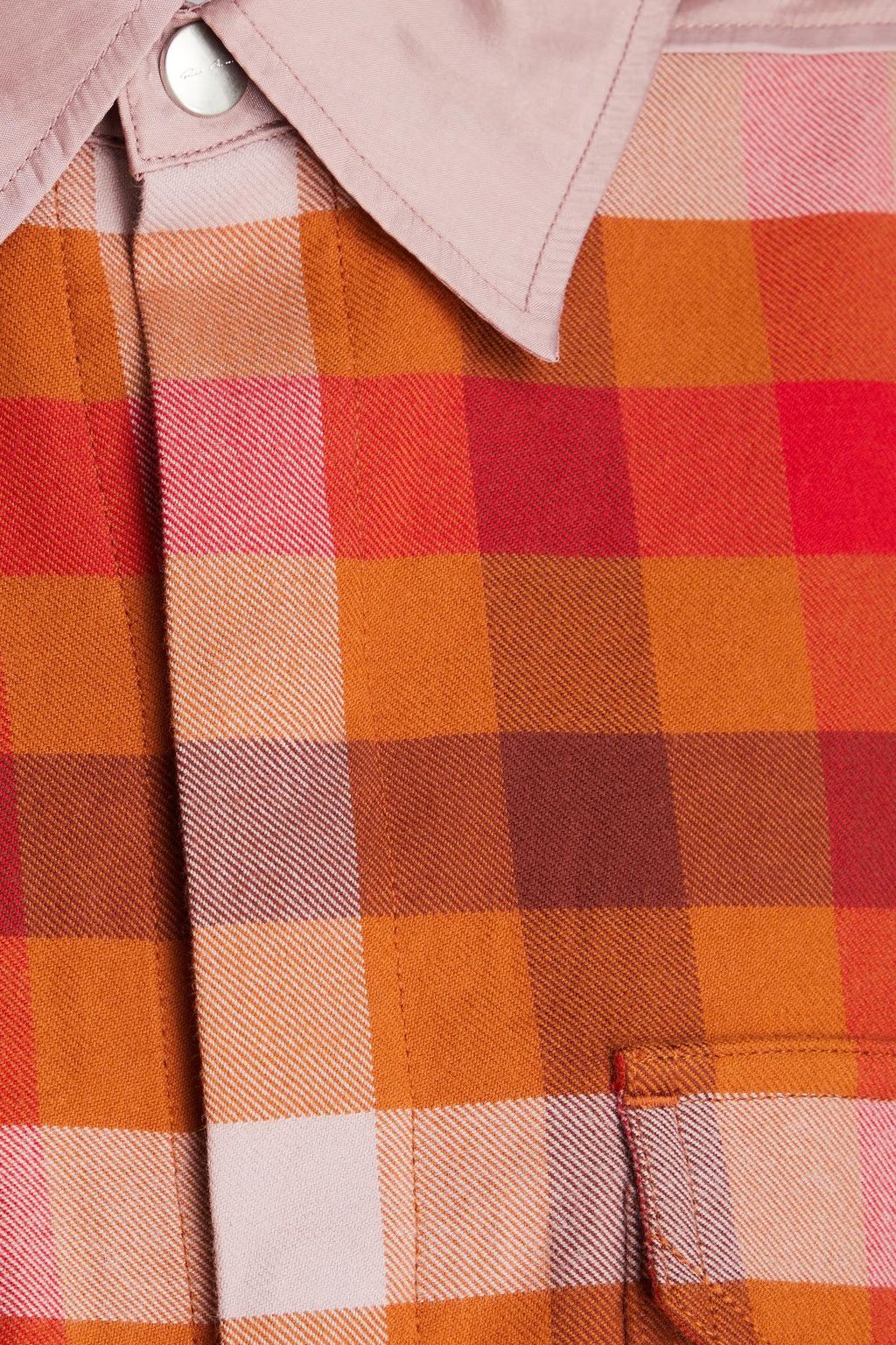 Rick Owens o1y0126 Checked Shirt in Multicolor Size S / US 4 / IT 40 - 4 Thumbnail