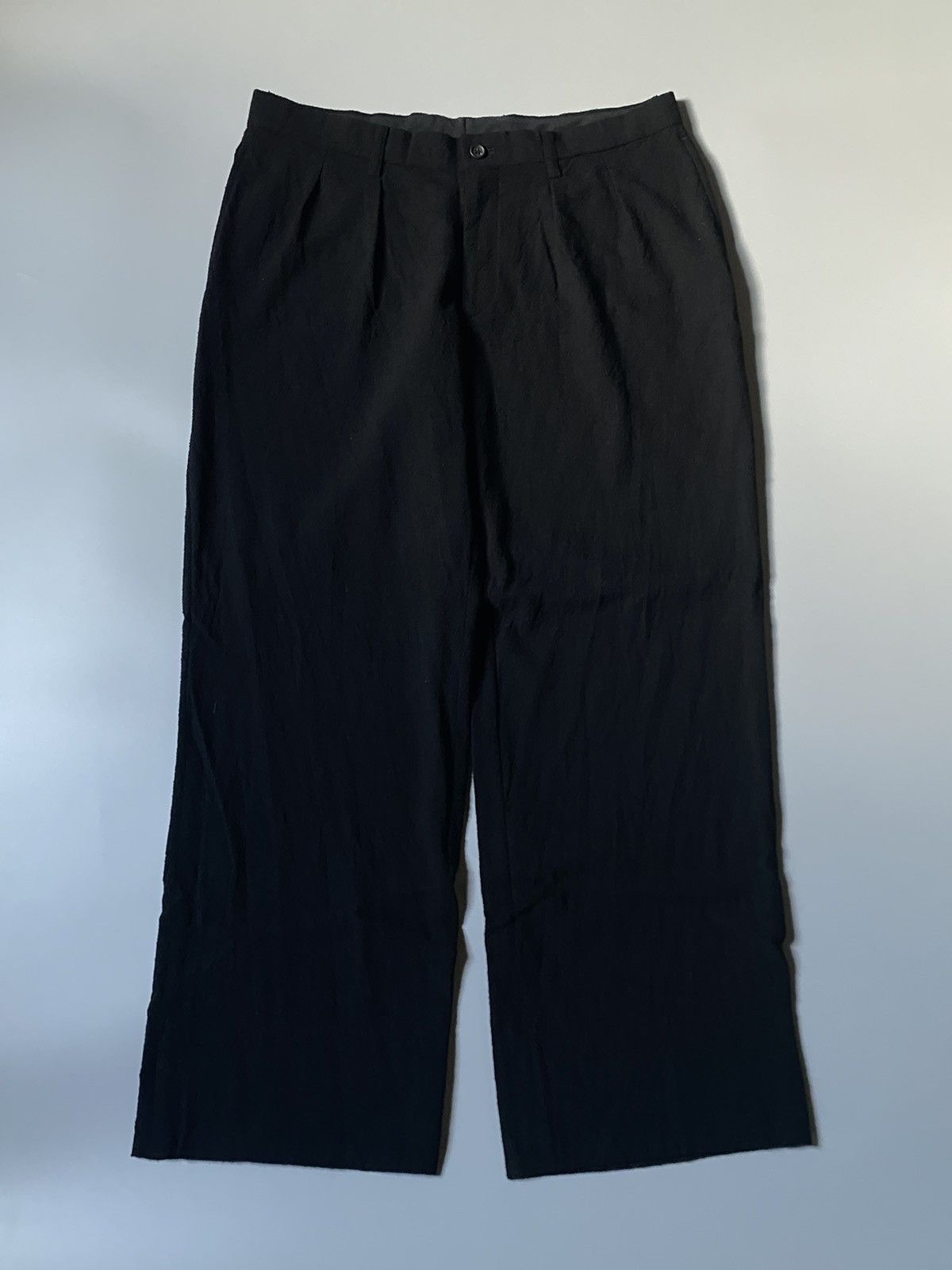 Issey Miyake - AW08 Black Linen Trousers