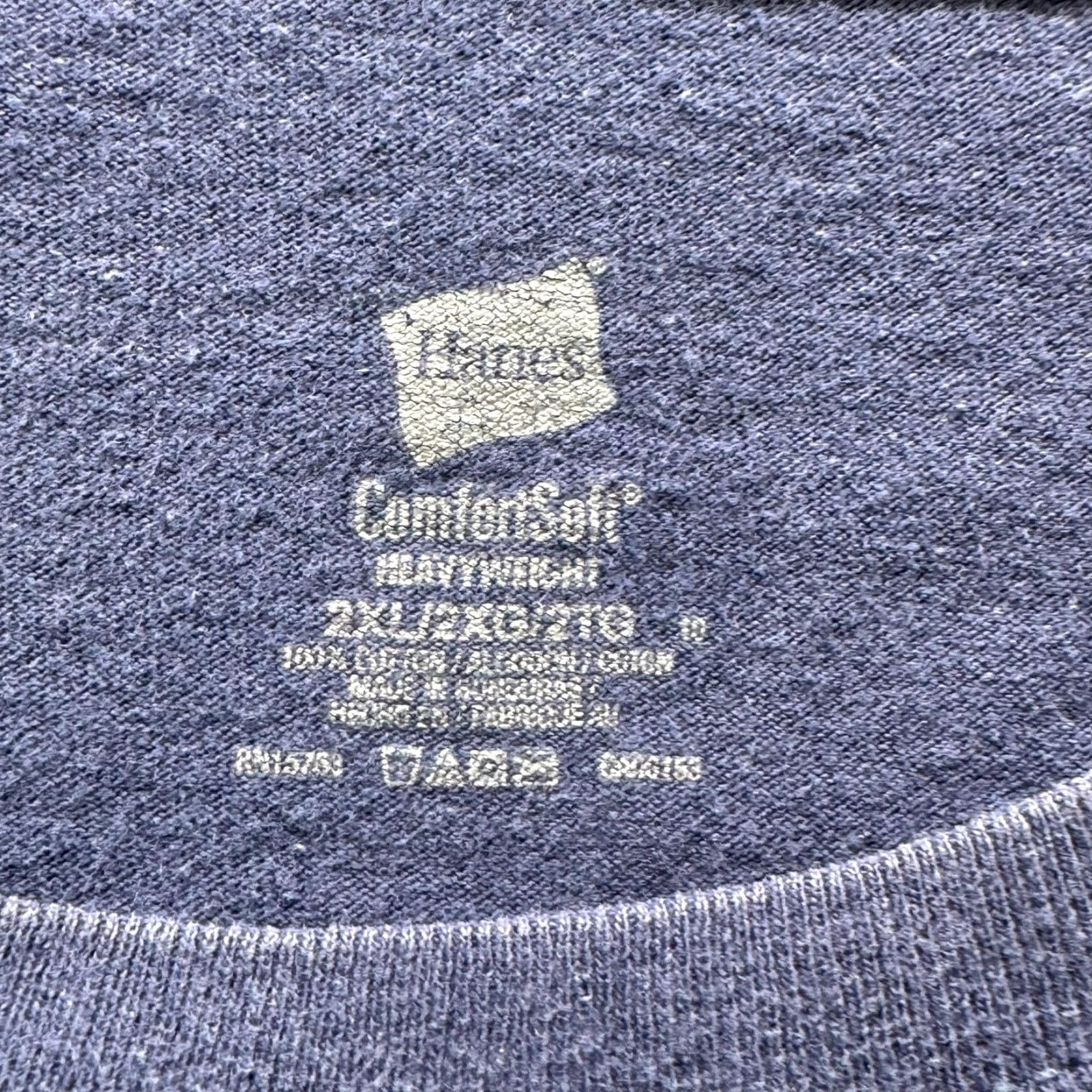 Hanes Hanes Shirt Mens 2XL Blue Samuel Adams Apres Ski Team Long Sleeve Crewneck Size US XXL / EU 58 / 5 - 3 Thumbnail