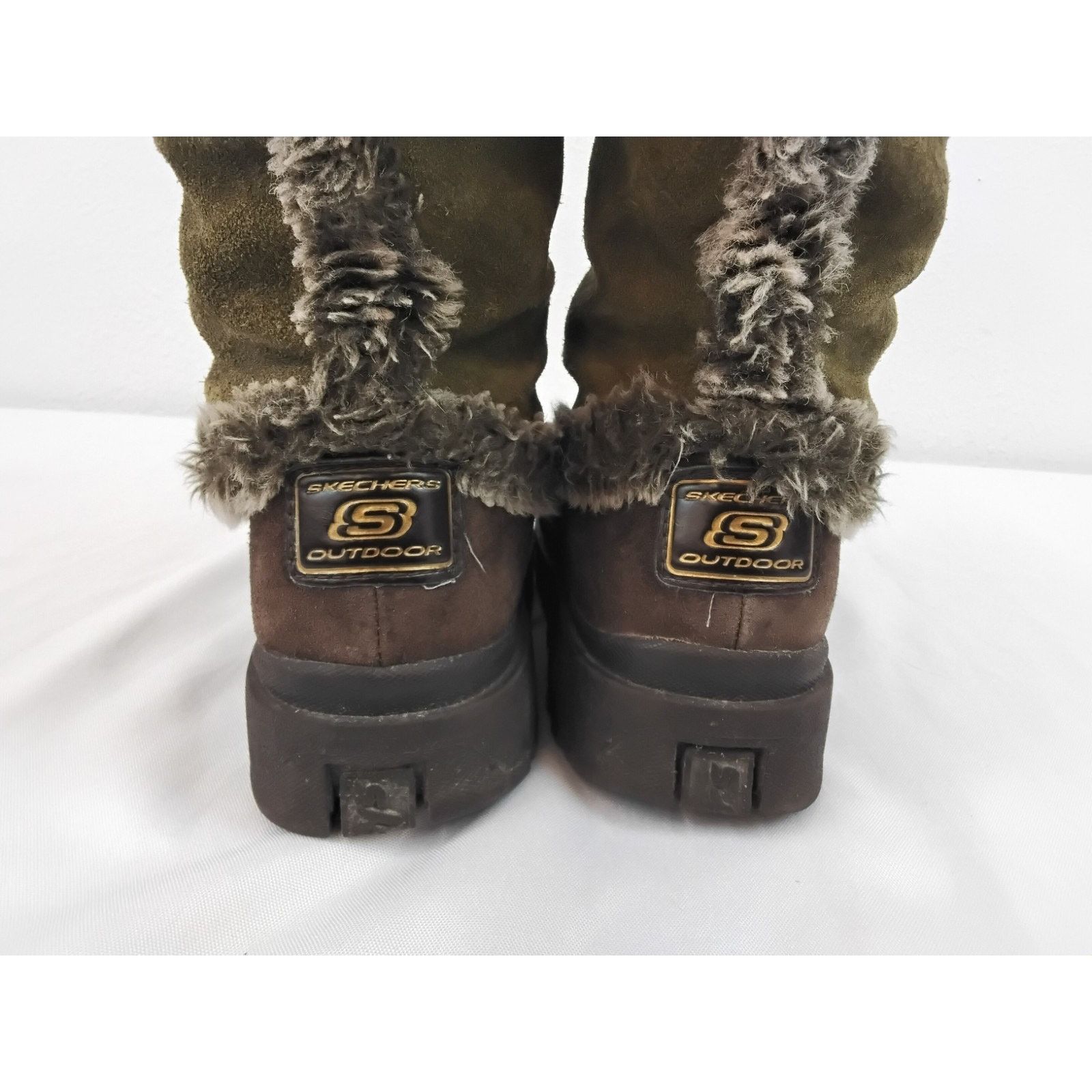 SKECHERS Sketchers Frolic Winter Boots Women's 8 Green/Brown Chunky Size US 8 / IT 38 - 11 Thumbnail