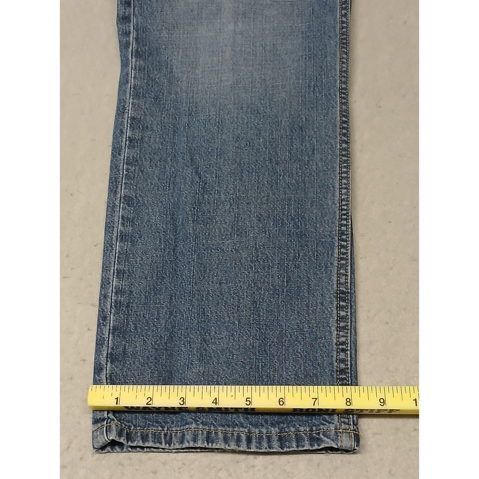 Alfani Alfani (34x30) Men's Straight Leg Blue Denim Jeans Size US 34 / EU 50 - 2 Thumbnail