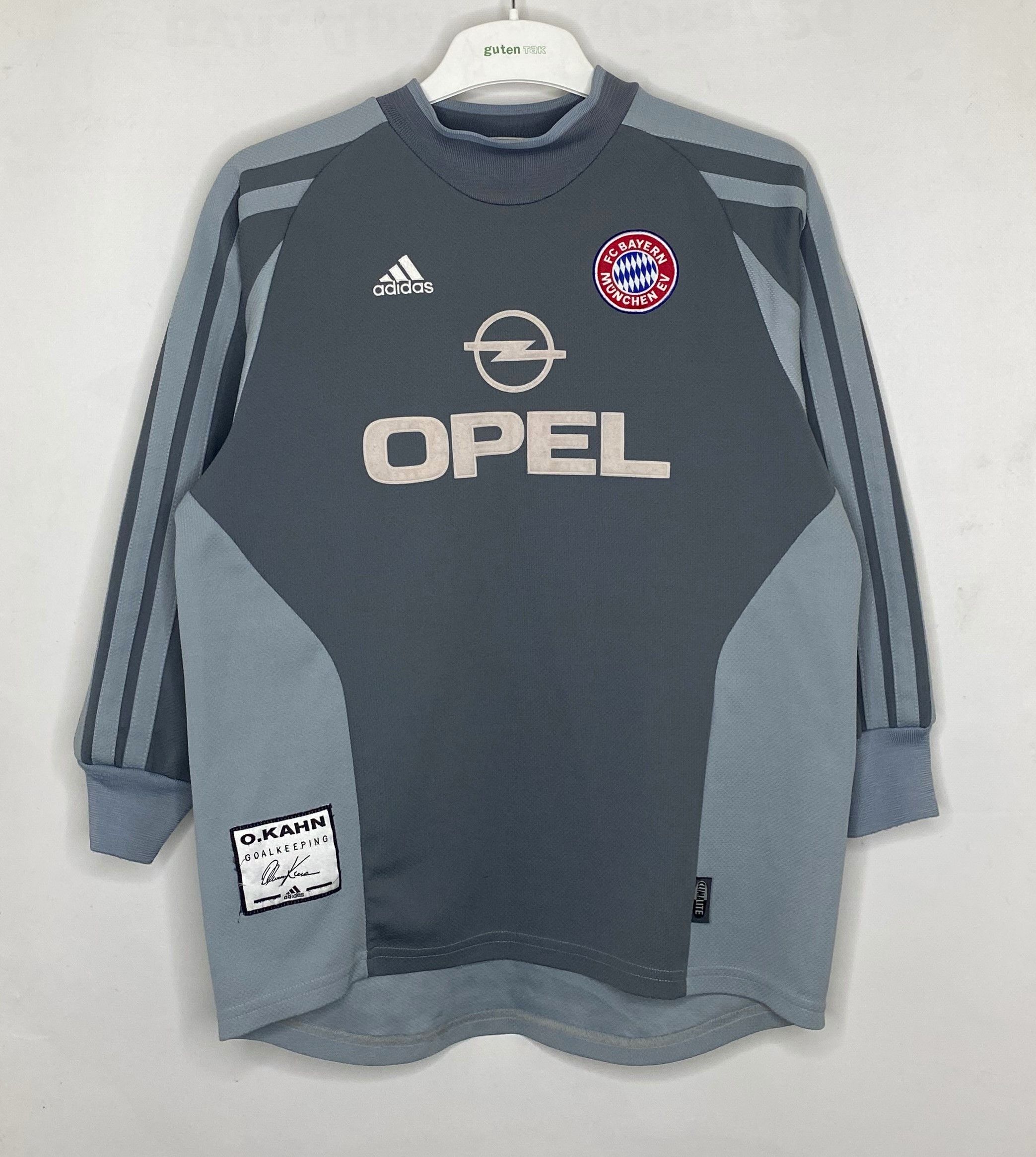 Adidas BAYERN MUNICH 2002 GOALKEEPER FOOTBALL SHIRT SOCCER JERSEY Size US XS / EU 42 / 0 - 1 Thumbnail