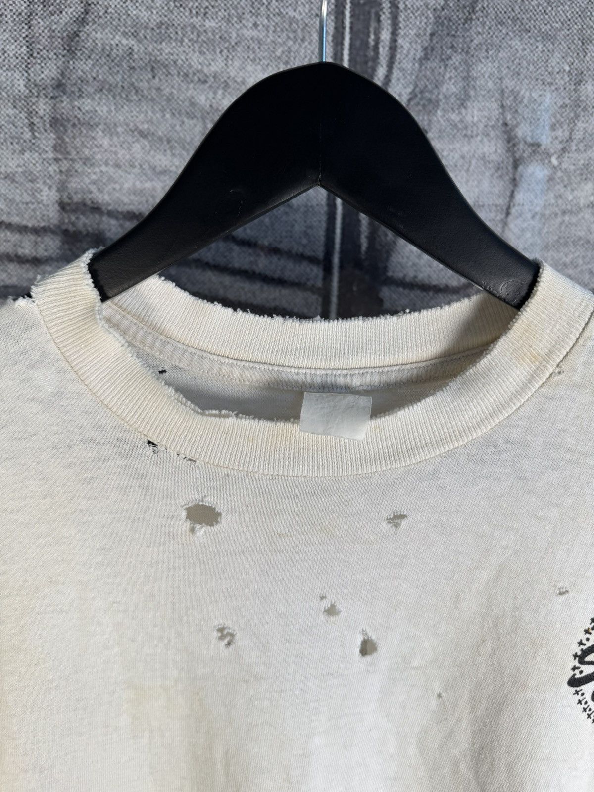 Vintage INSANE 80s THRASHED MALIBU NARCOTICS ANONYMOUS SURFERS SHIRT Size US XL / EU 56 / 4 - 5 Thumbnail