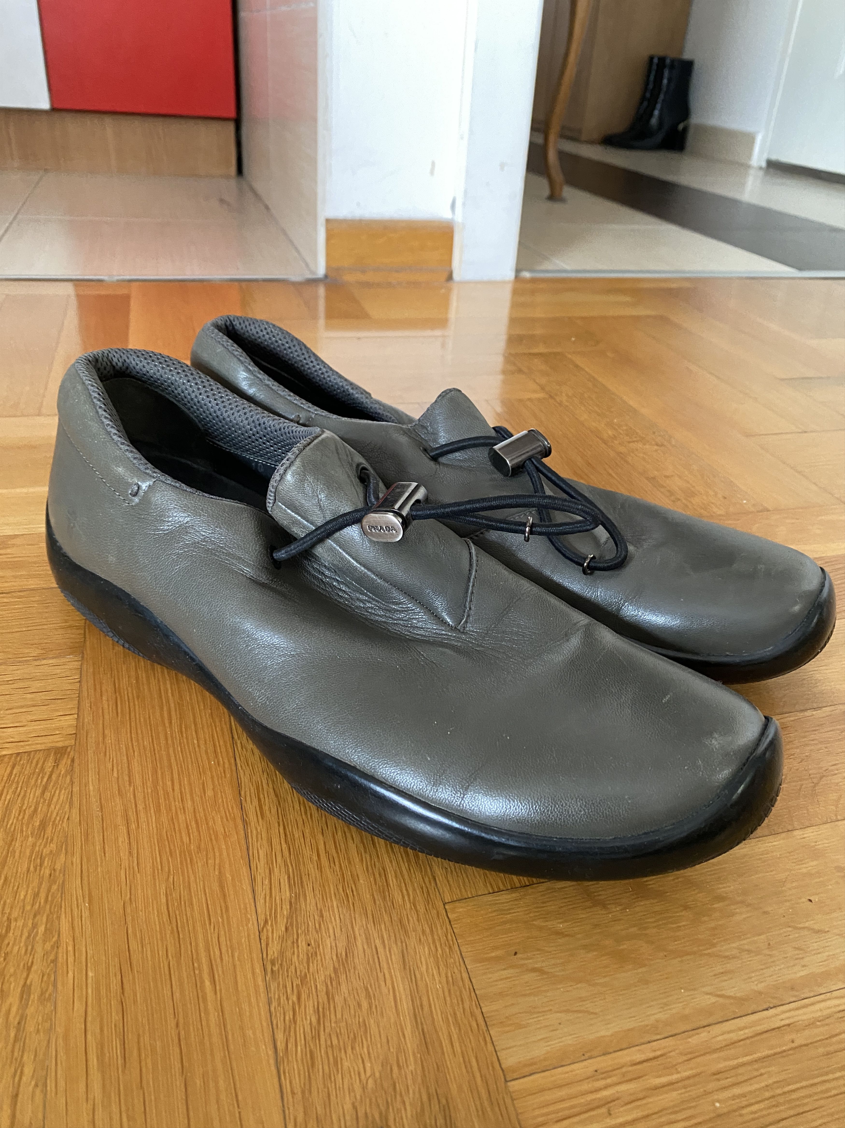 Prada Vintage Prada Leather Shoes Size US 11 / EU 44 - 3 Thumbnail