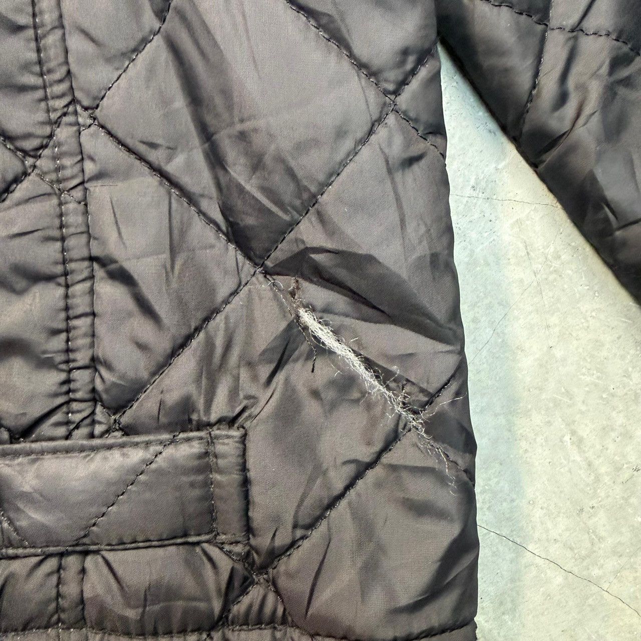 Other VINTAGE Surplus Seminary Wool Quilted Jacket Black Size US L / EU 52-54 / 3 - 7 Thumbnail