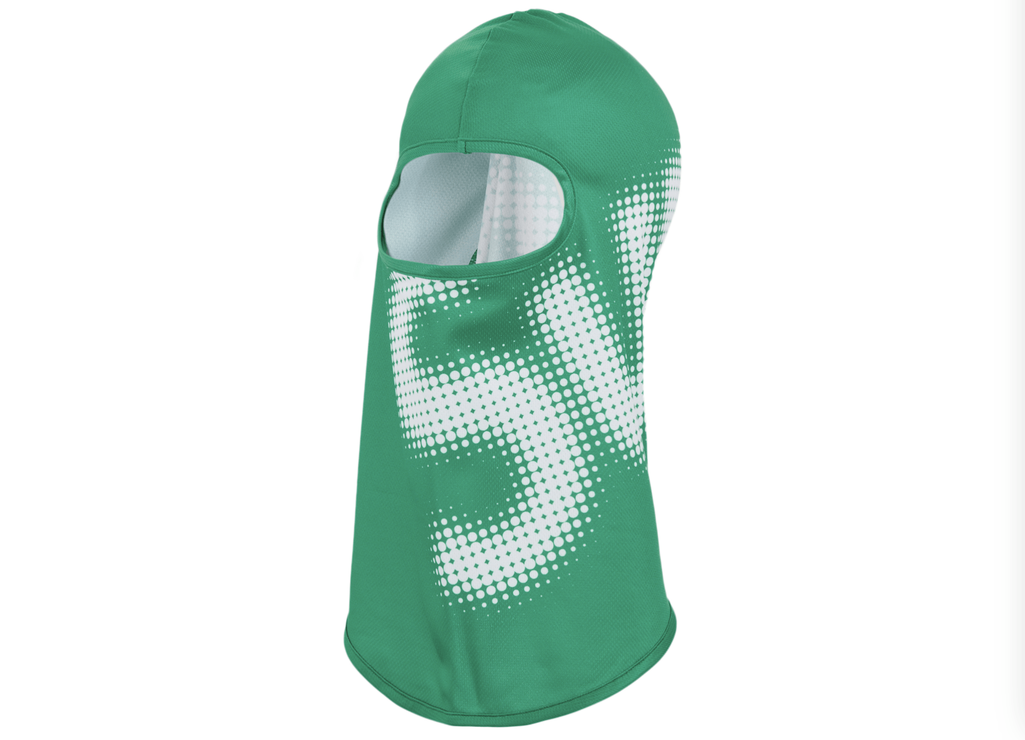 Supreme Halftone Lightweight Balaclava in Green