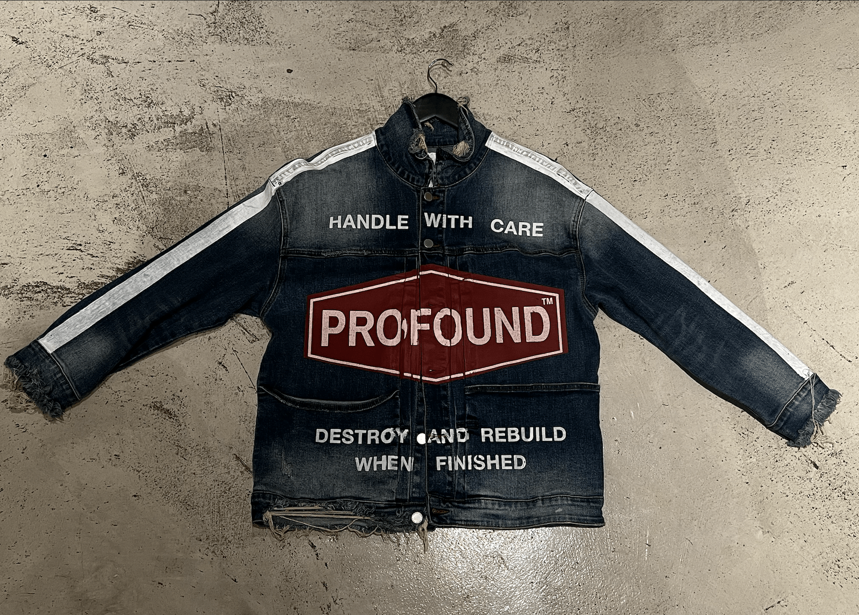 Profound Aesthetic Profound sample gas station jean jacket | Grailed